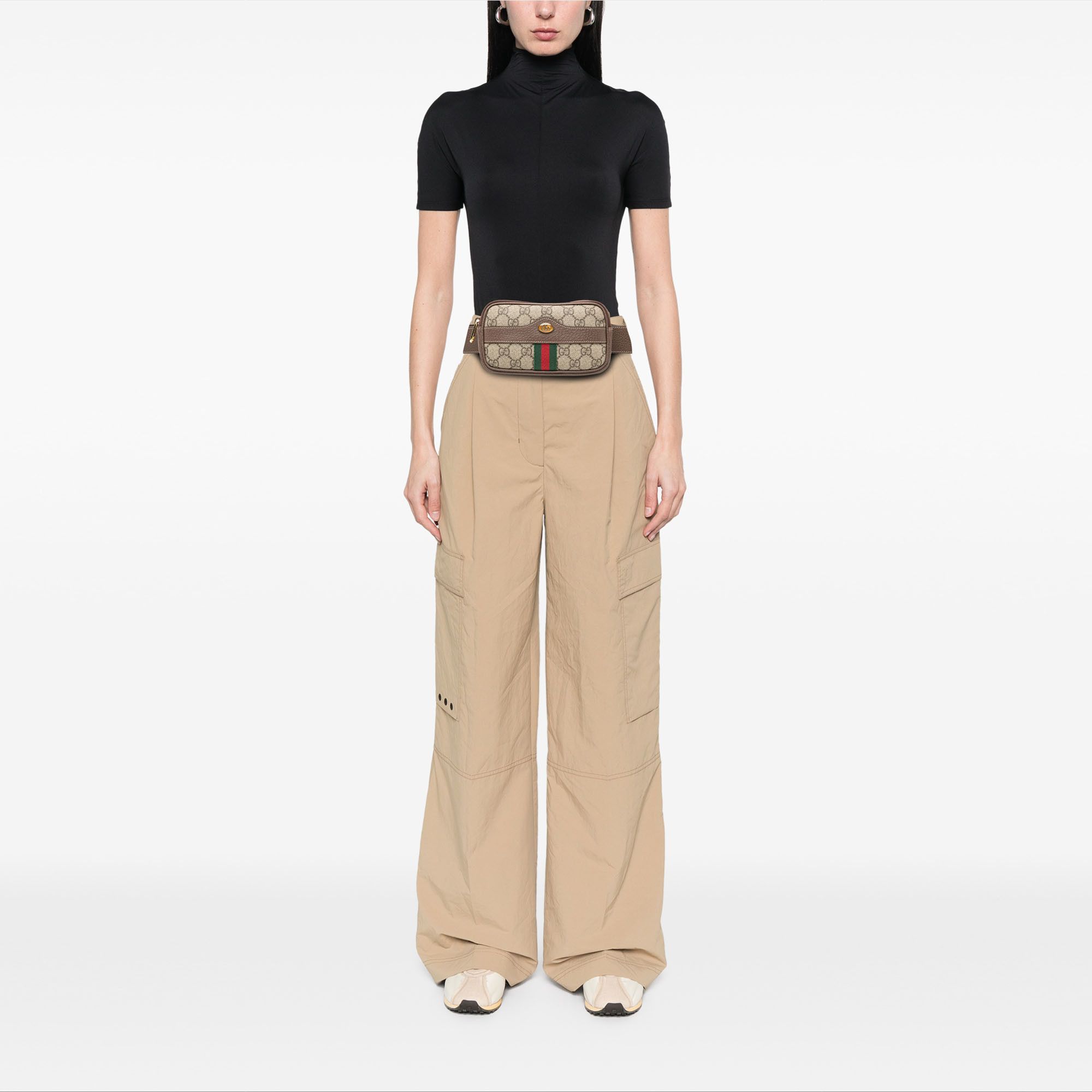 Gucci Gucci Small GG Supreme Web Ophidia Belt Bag Size ONE SIZE - 7 Thumbnail
