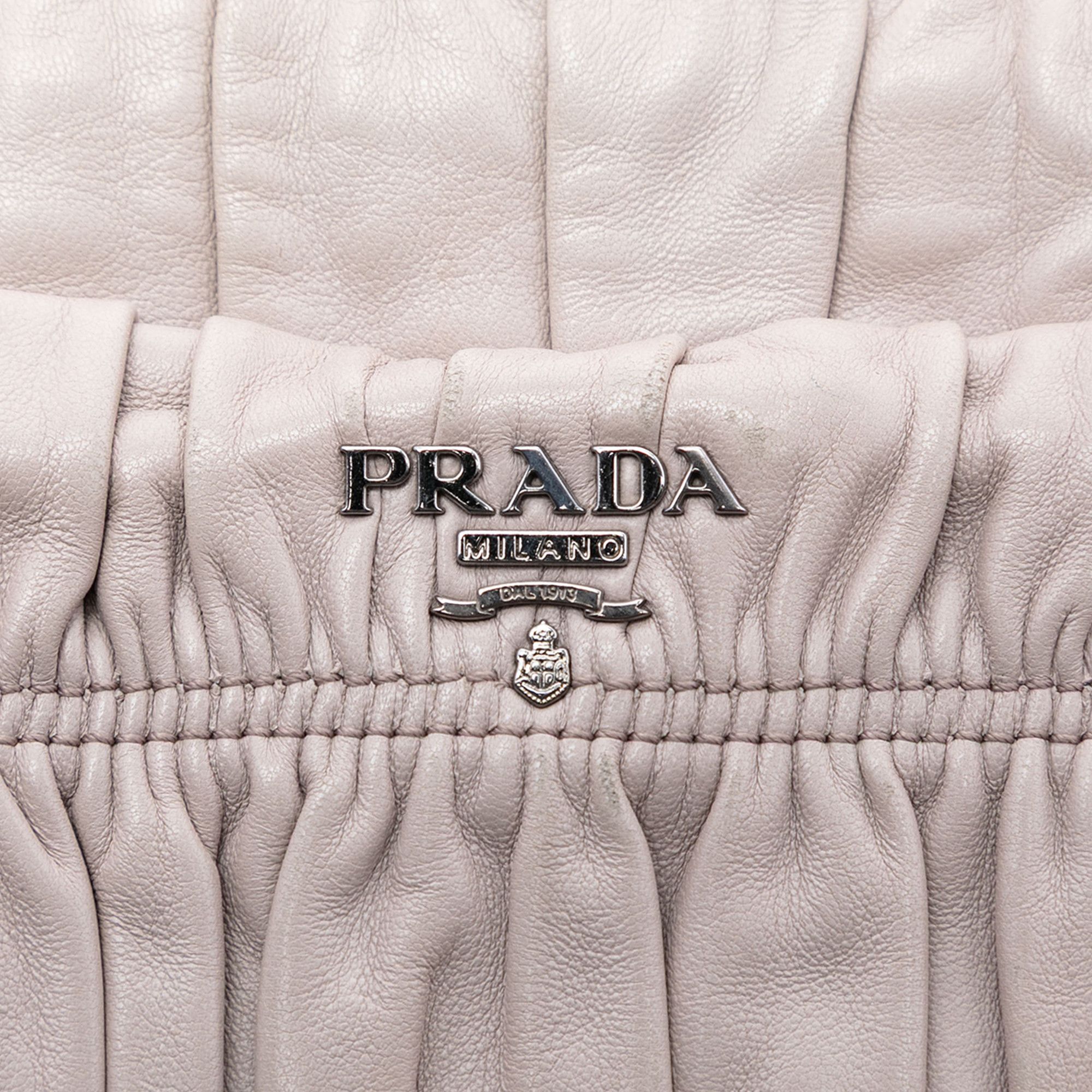 Prada Prada Nappa Gaufre Turn Lock Clutch Size ONE SIZE - 5 Thumbnail