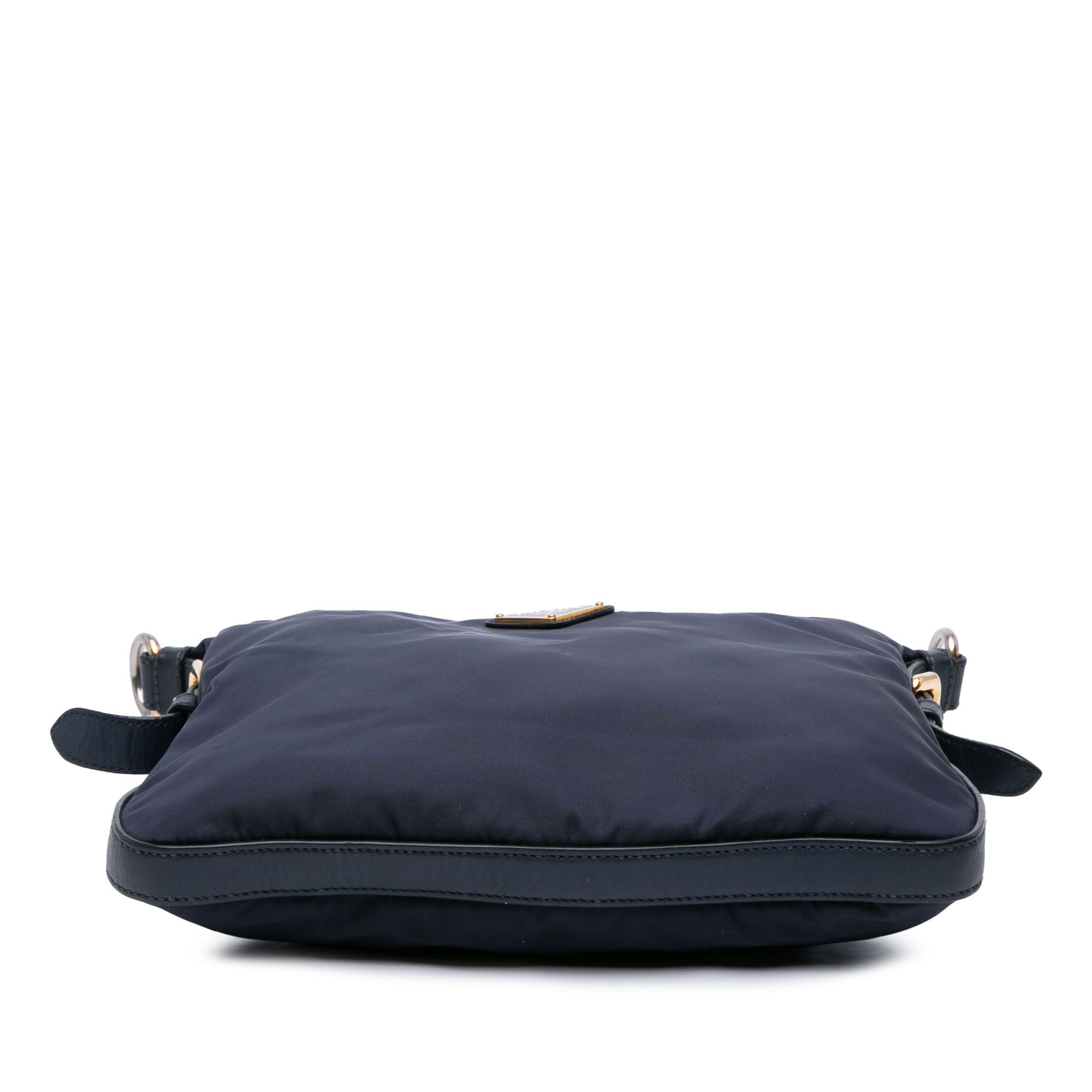 Prada Prada Saffiano Trimmed Tessuto Zip Top Crossbody Size ONE SIZE - 3 Thumbnail