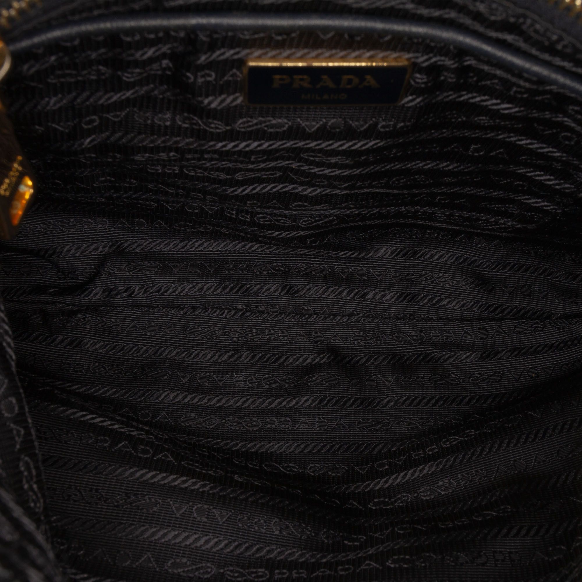 Prada Prada Saffiano Trimmed Tessuto Zip Top Crossbody Size ONE SIZE - 4 Thumbnail