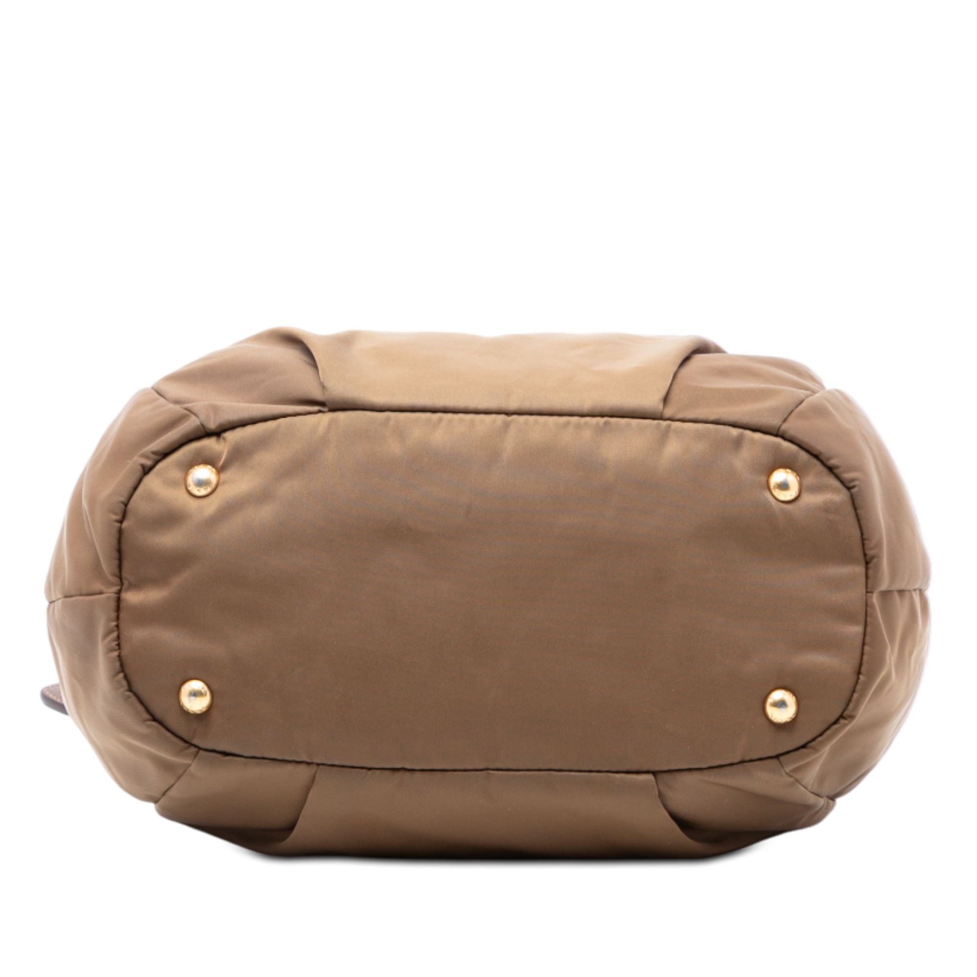 Prada Prada Vitello Daino Trimmed Tessuto Satchel Size ONE SIZE - 3 Thumbnail