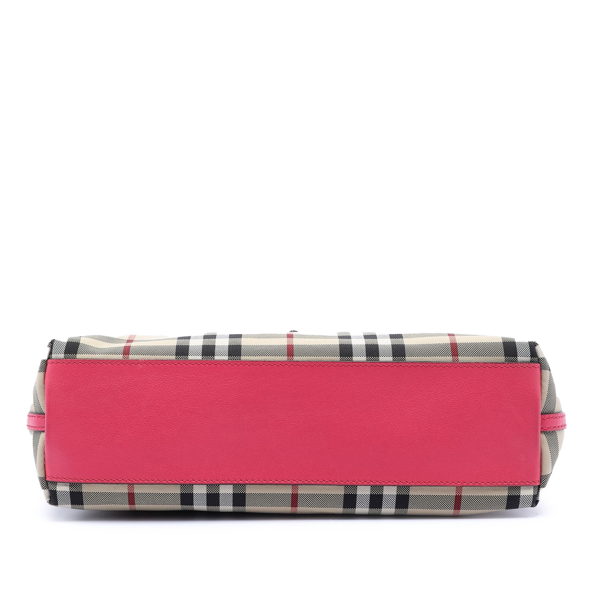 Burberry Burberry Haymarket Check Canvas Leah Crossbody Size ONE SIZE - 3 Thumbnail