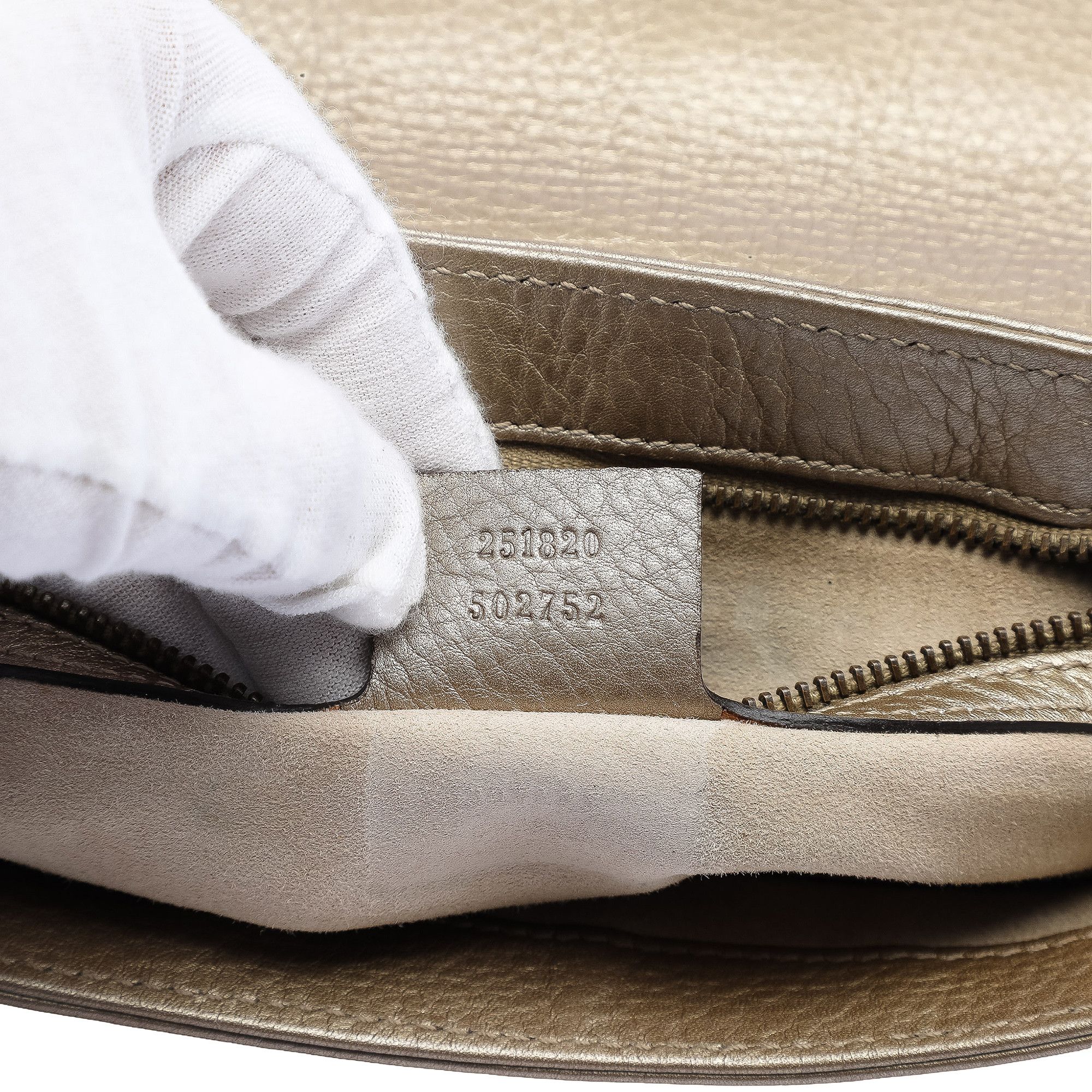 Gucci Gucci Medium Leather 1973 Chain Crossbody Size ONE SIZE - 6 Thumbnail