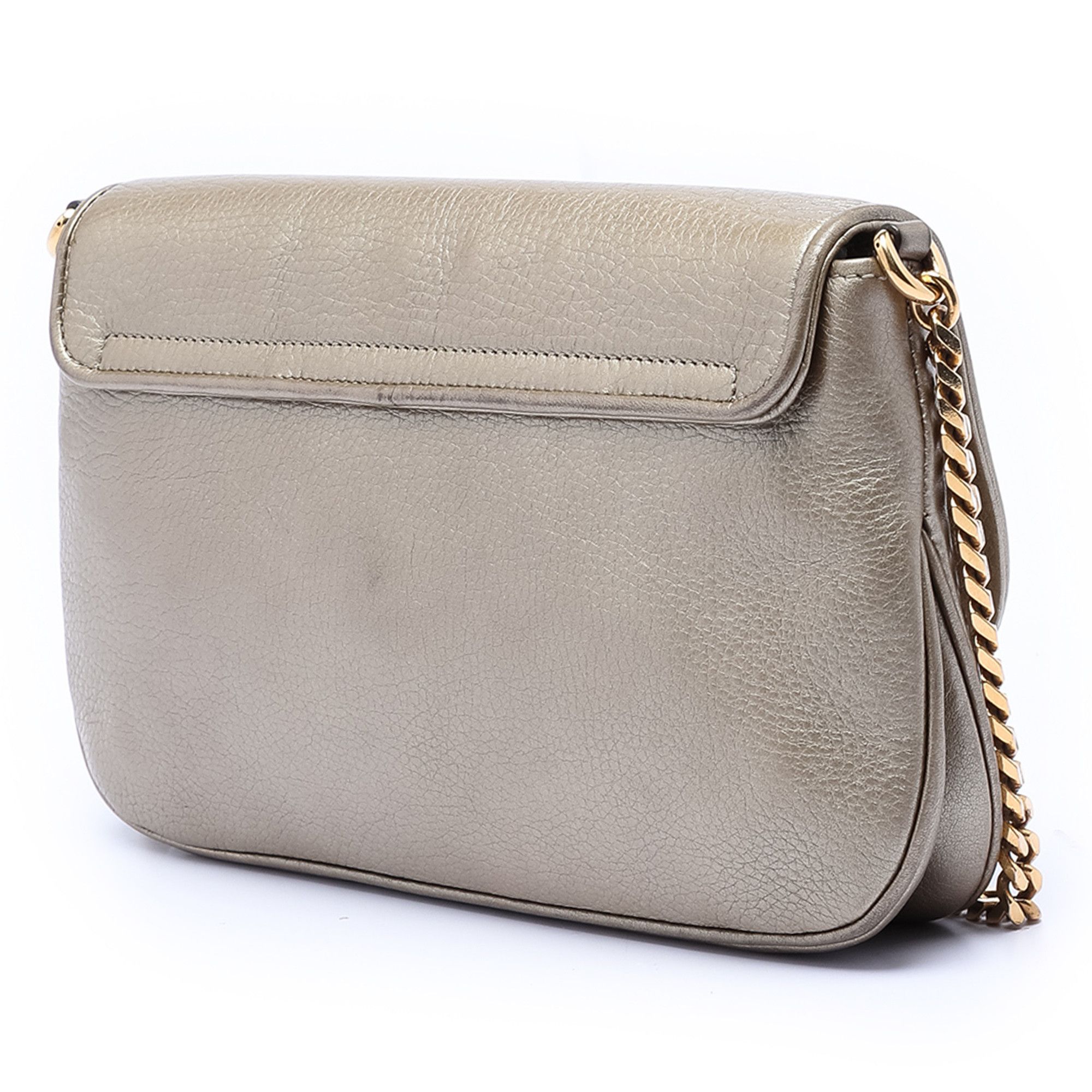Gucci Gucci Medium Leather 1973 Chain Crossbody Size ONE SIZE - 2 Thumbnail