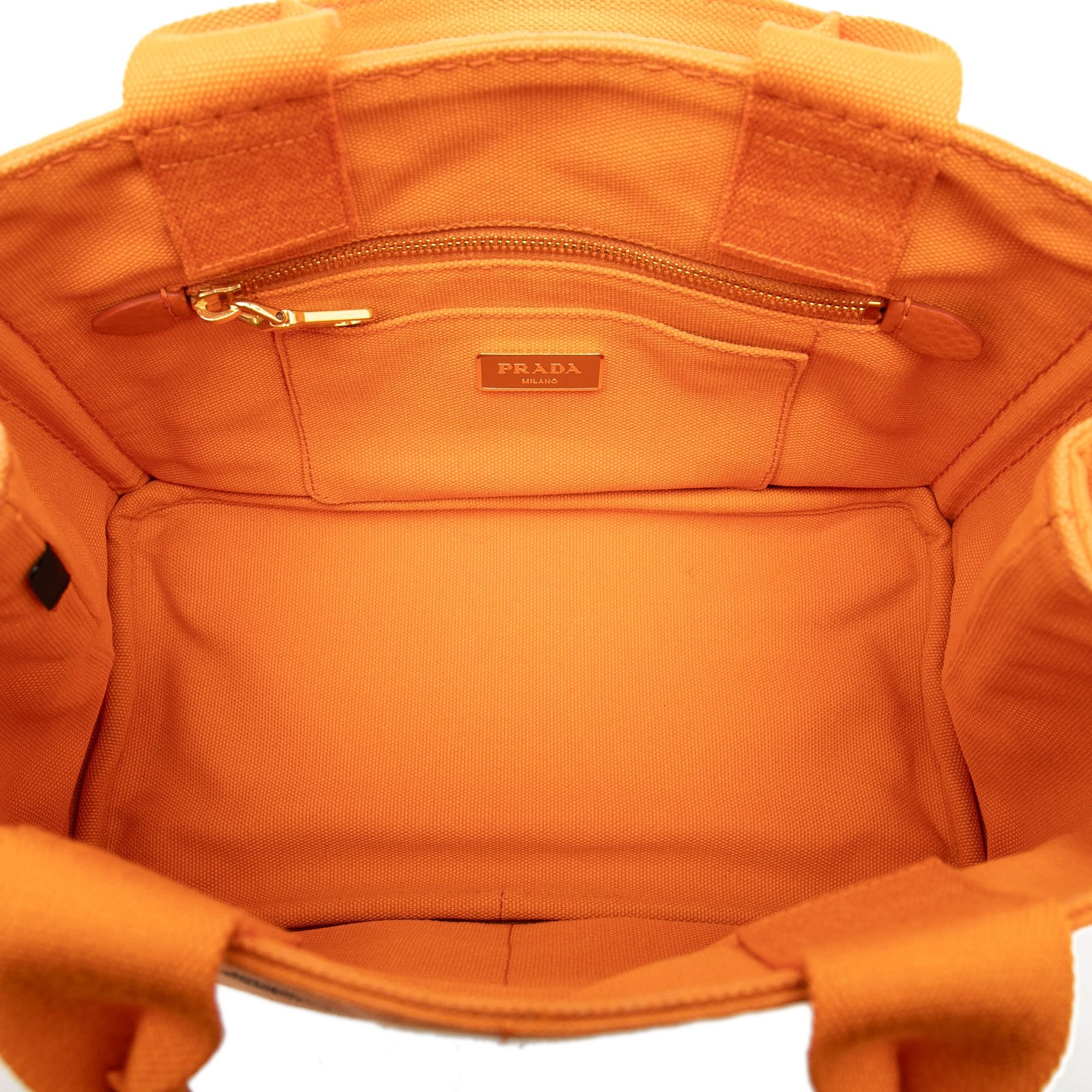 Prada Prada Small Canvas Canapa Logo Satchel Size ONE SIZE - 4 Thumbnail