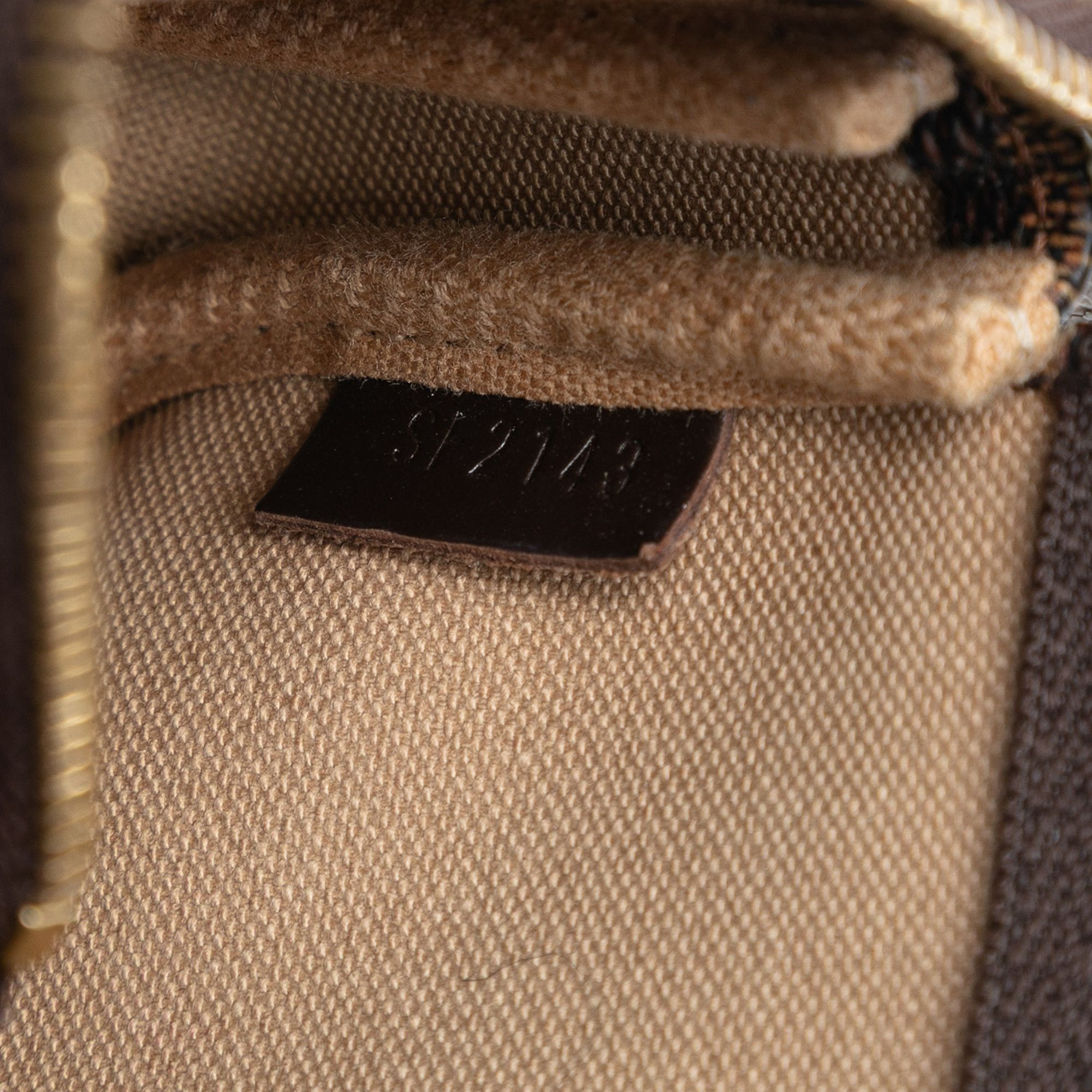 Louis Vuitton Louis Vuitton Damier Ebene Trunks and Locks Mini Pochette Accessoires Size ONE SIZE - 5 Thumbnail