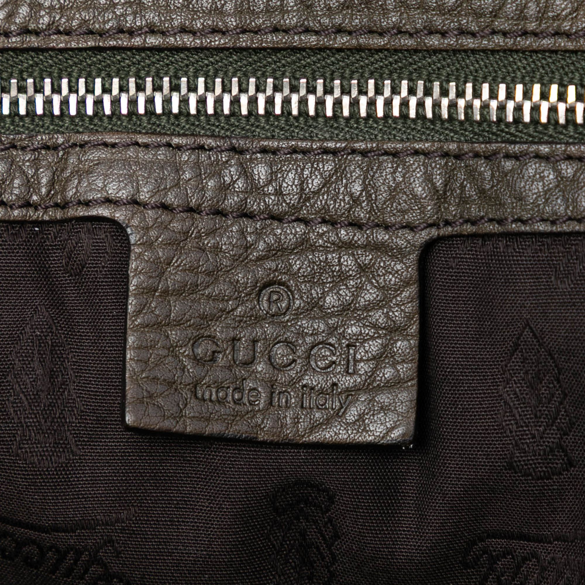 Gucci Gucci Medium GG Canvas Bamboo Bar Tote Size ONE SIZE - 6 Thumbnail