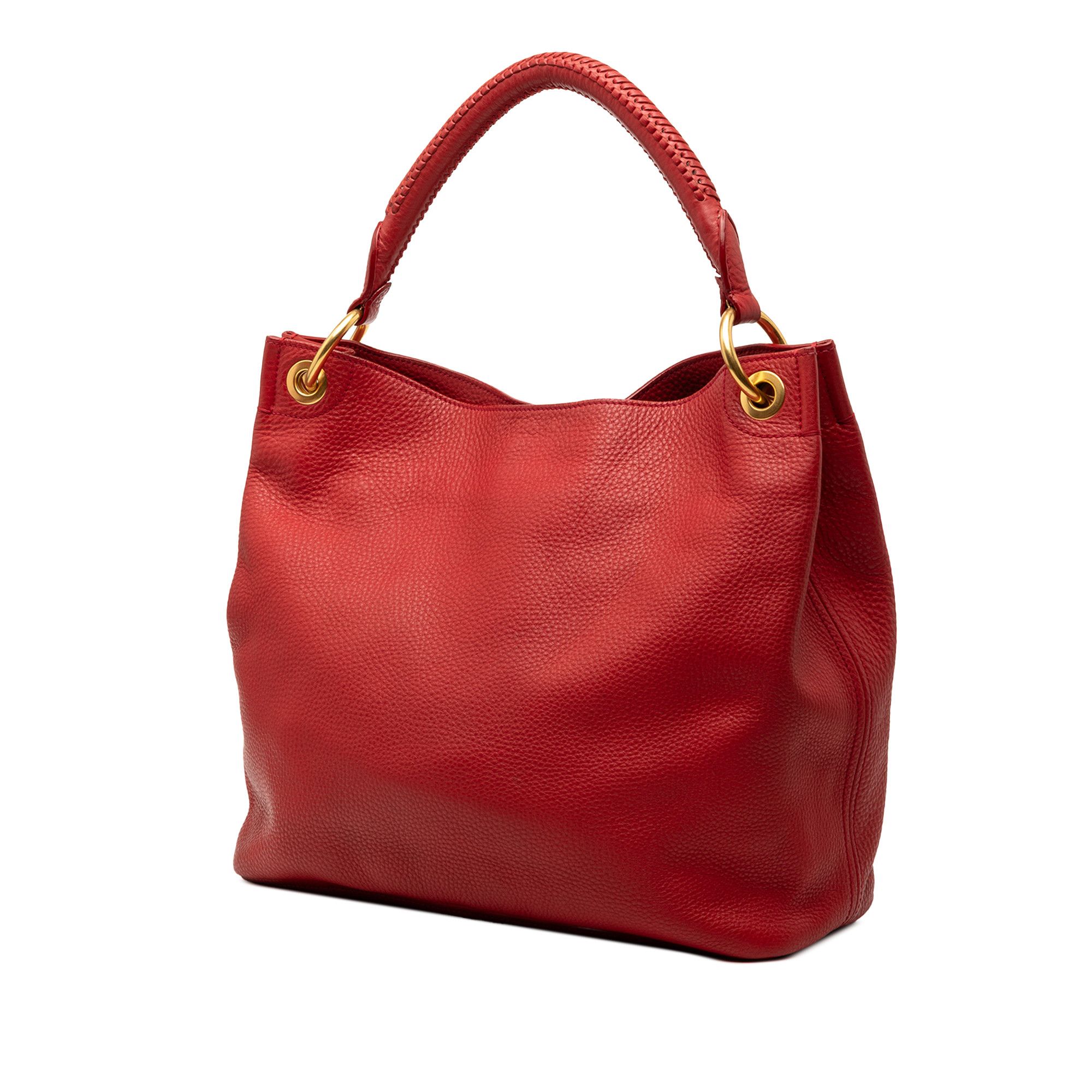 Prada Prada Vitello Daino Hobo Bag Size ONE SIZE - 2 Thumbnail