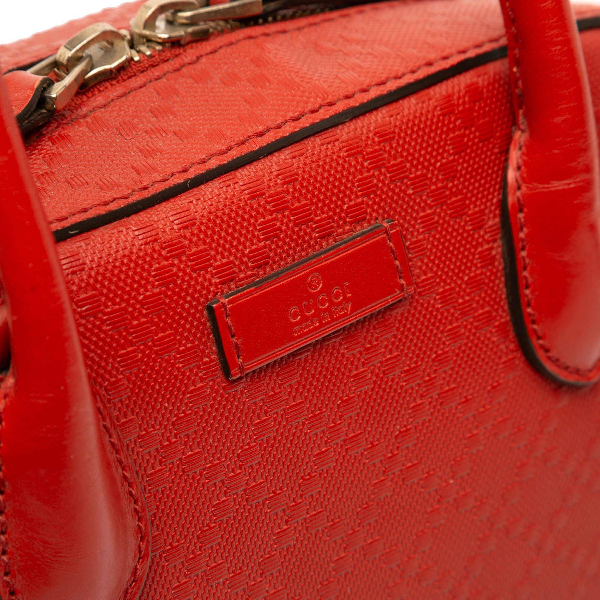 Gucci Gucci Diamante Bright Leather Satchel Size ONE SIZE - 8 Thumbnail