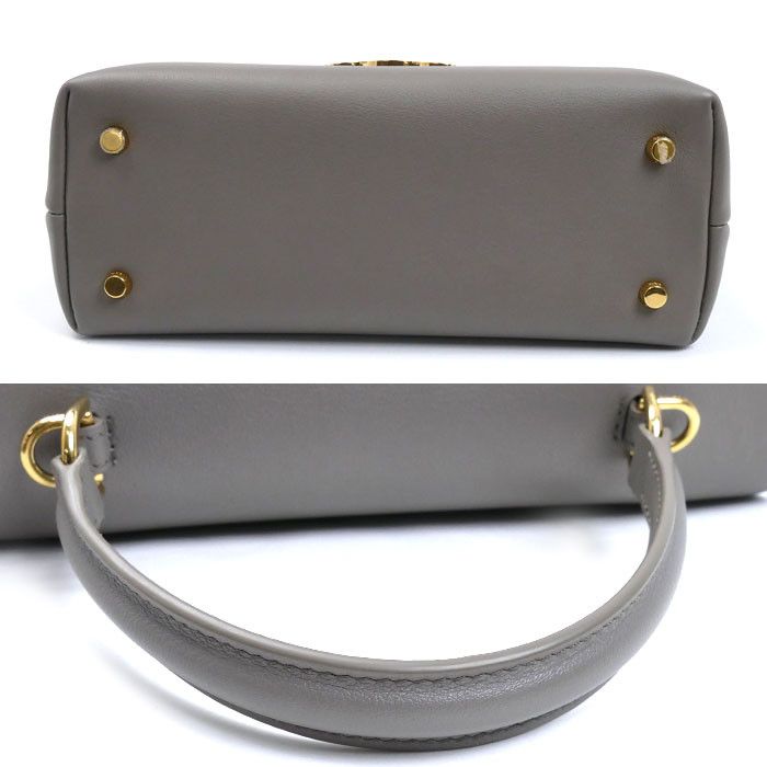 Celine Celine CELINE Medium Nino Calfskin 2way Shoulder Bag Leather Shoulder Bag 117523FXK.10BL DUTY FREE for USA Size ONE SIZE - 3 Thumbnail