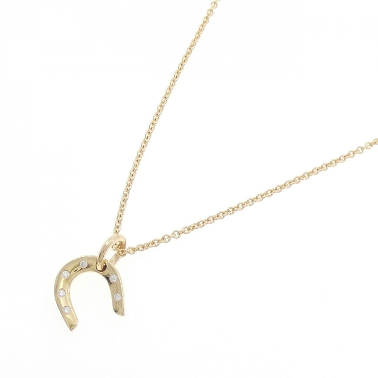 Hermes Hermes Hermès Au750 Diamond Necklace Precious Metal Necklace DUTY FREE for USA Size ONE SIZE - 2 Thumbnail