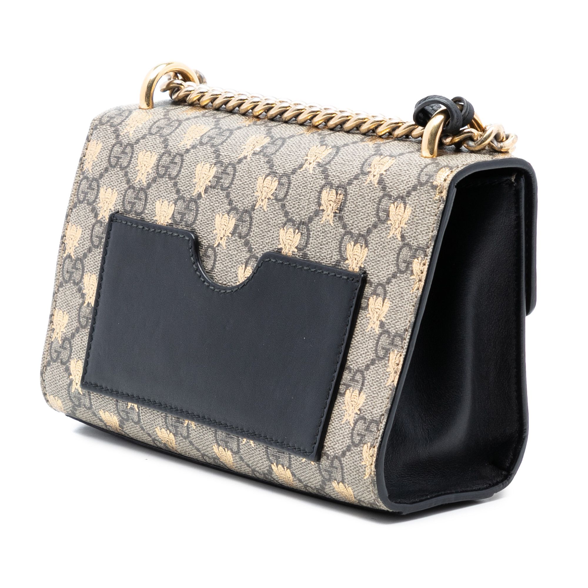 Gucci Gucci Small GG Supreme Bee Padlock Crossbody Size ONE SIZE - 2 Thumbnail