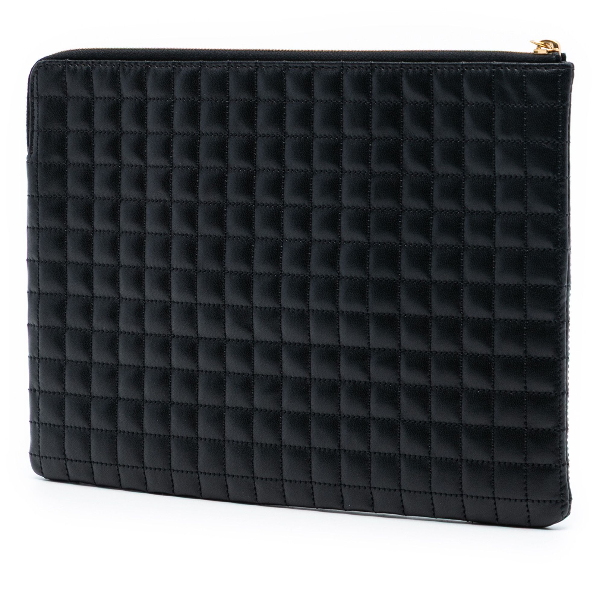 Celine Celine Quilted Calfskin C Charm Pouch Size ONE SIZE - 2 Thumbnail