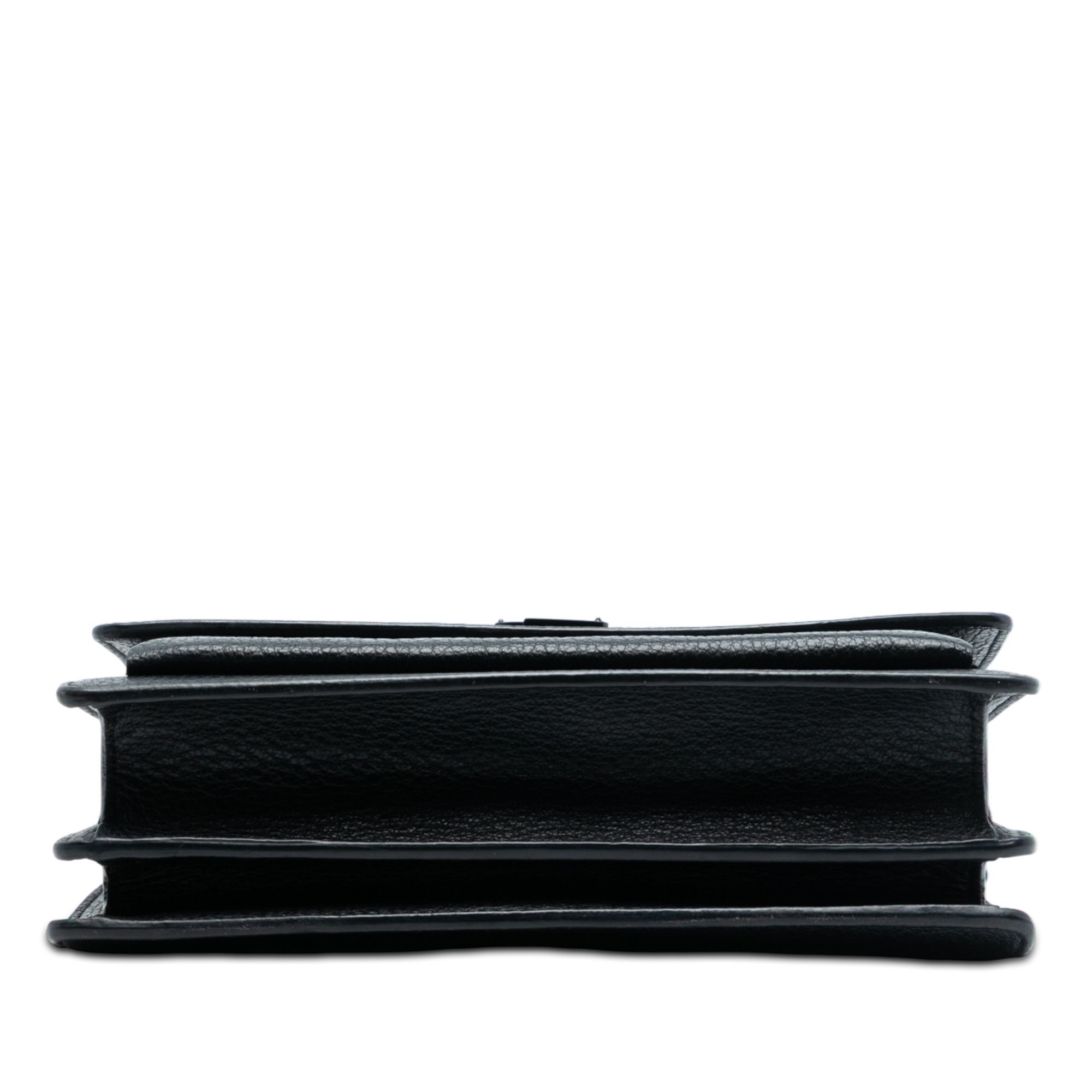 Yves Saint Laurent Yves Saint Laurent Medium Grained Calfskin Guitar Strap Monogram Sunset Crossbody Size ONE SIZE - 3 Thumbnail