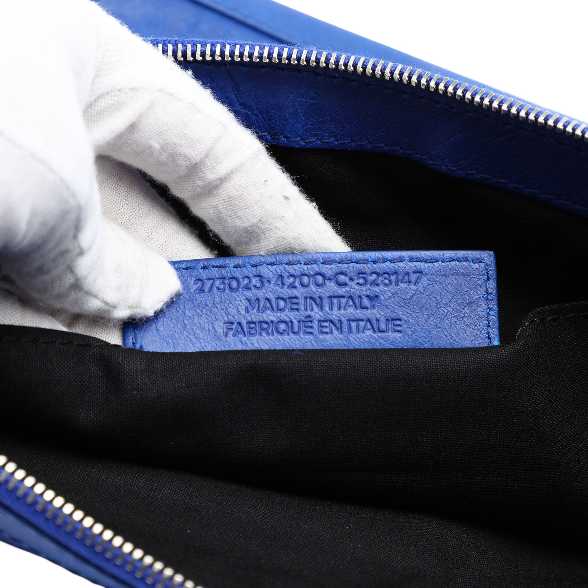 Balenciaga Balenciaga Lambskin Motocross Classic Clip L Clutch Size ONE SIZE - 6 Thumbnail