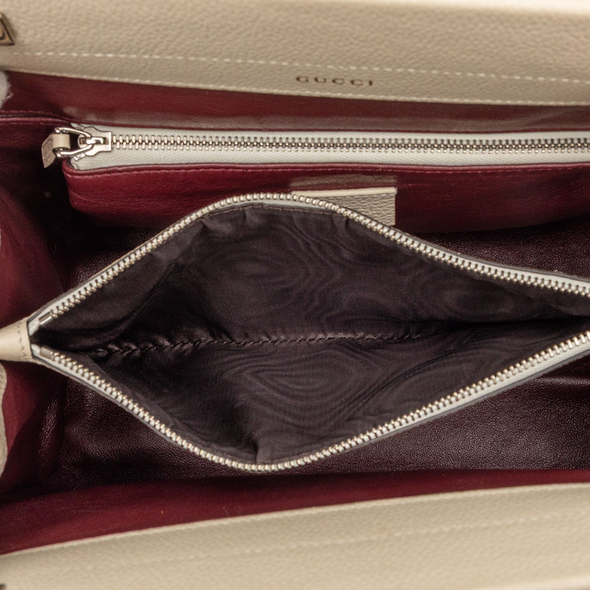 Gucci Gucci Small Grained Calfskin Zumi Top Handle Bag Size ONE SIZE - 4 Thumbnail