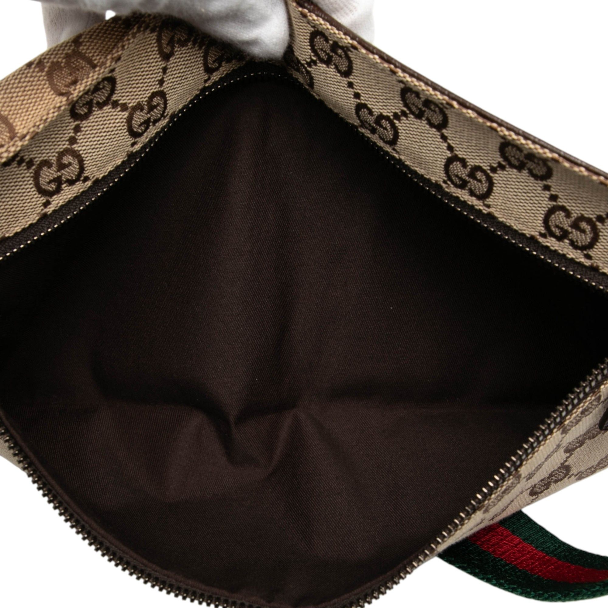 Gucci Gucci GG Canvas Web Double Pocket Belt Bag Size ONE SIZE - 4 Thumbnail