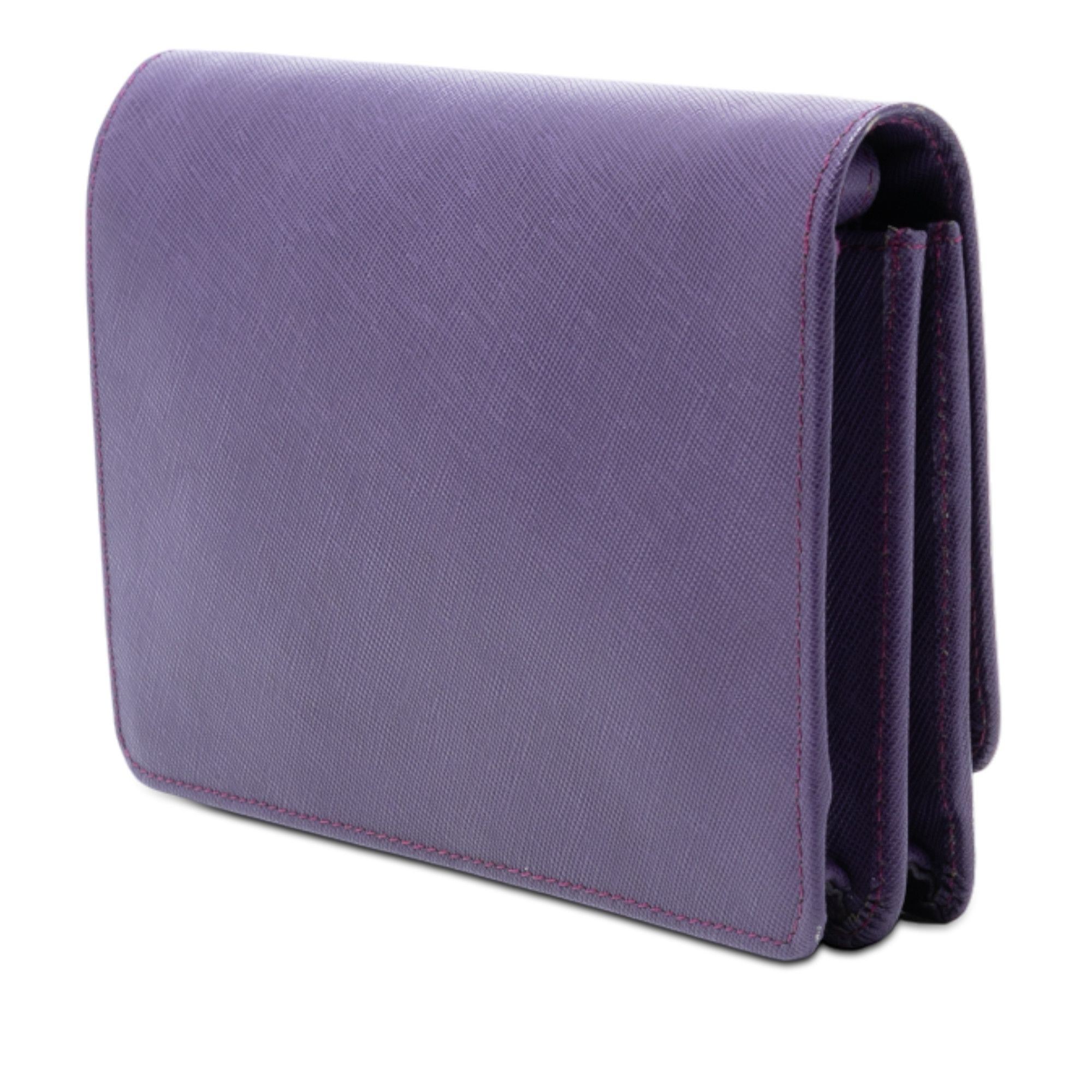 Prada Prada Saffiano Wallet on Strap Size ONE SIZE - 2 Thumbnail