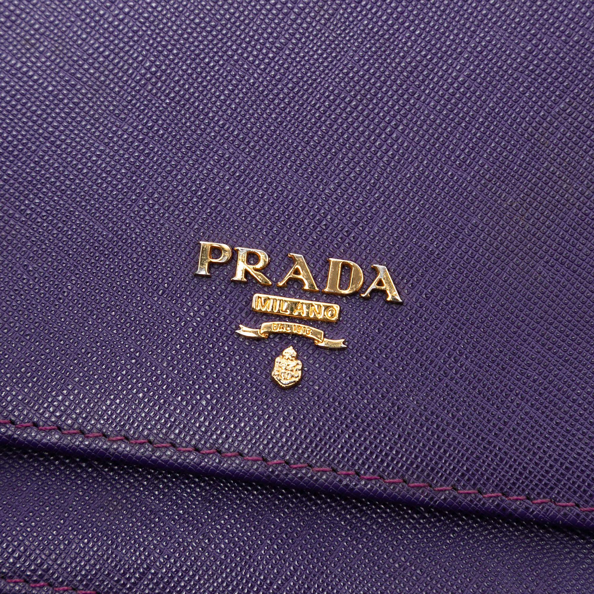 Prada Prada Saffiano Wallet on Strap Size ONE SIZE - 5 Thumbnail