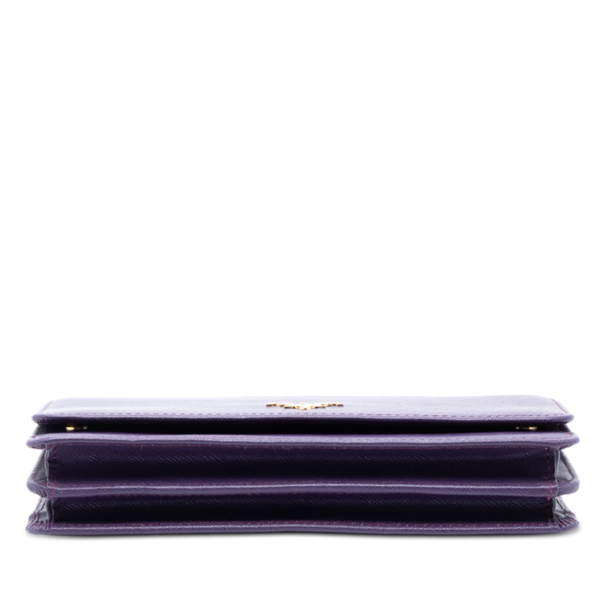 Prada Prada Saffiano Wallet on Strap Size ONE SIZE - 3 Thumbnail