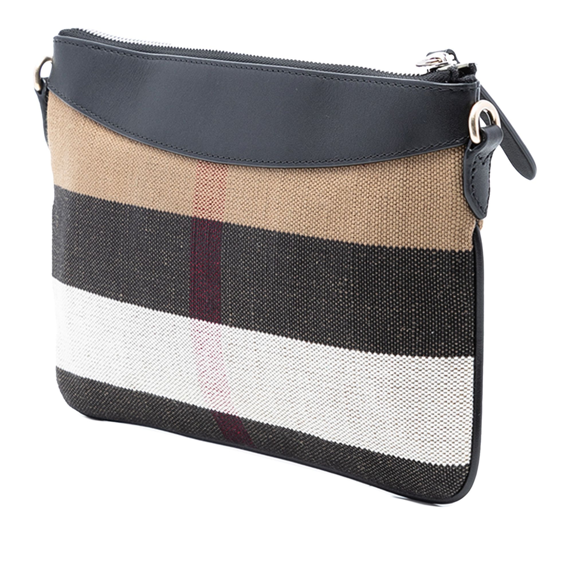 Burberry Burberry Mega Check Canvas Peyton Crossbody Size ONE SIZE - 2 Thumbnail