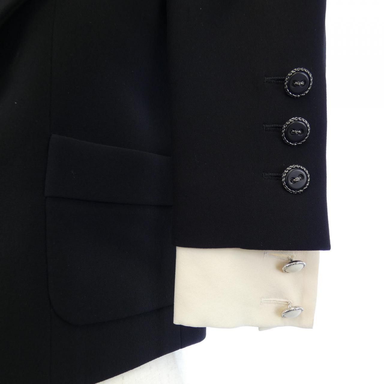 Chanel Chanel Chanel P51350V38360 100% Silk Jacket Textile Outerwear P51350V38360 DUTY FREE for USA Size ONE SIZE - 7 Thumbnail