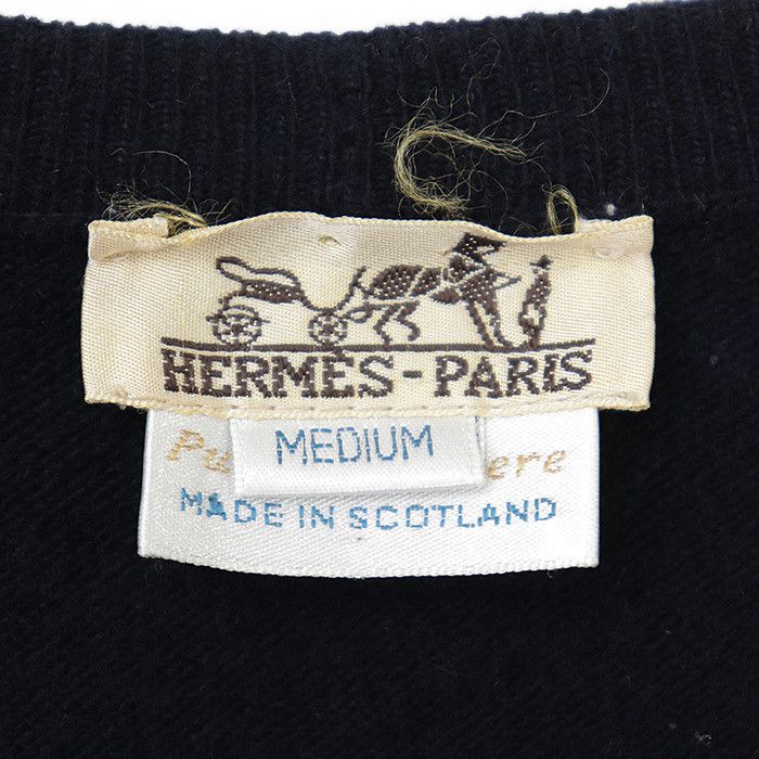 Hermes Hermes Hermès 100% Cashmere Cardigan Textile Tops DUTY FREE for USA Size ONE SIZE - 9 Thumbnail