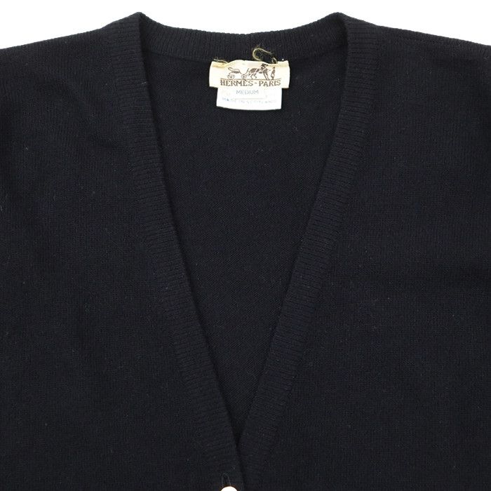 Hermes Hermes Hermès 100% Cashmere Cardigan Textile Tops DUTY FREE for USA Size ONE SIZE - 11 Thumbnail