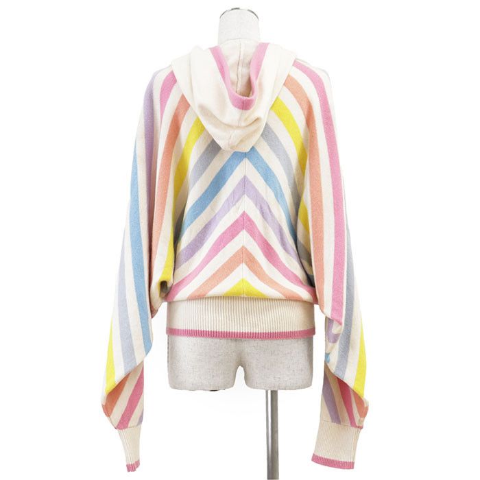 Chanel Chanel Chanel LA PAUSA Cashmere Knit Hoodie Textile Sweatshirts & Hoodies P60513 DUTY FREE for USA Size ONE SIZE - 8 Thumbnail