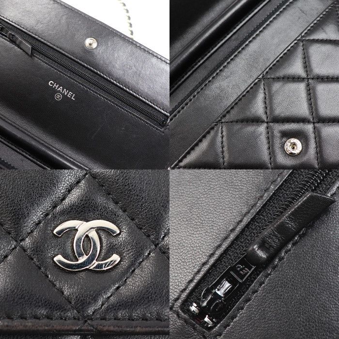 Chanel Chanel CHANEL Chain Wallet Lambskin Shoulder Bag Leather Shoulder AP0250 DUTY FREE for USA Size ONE SIZE - 7 Thumbnail