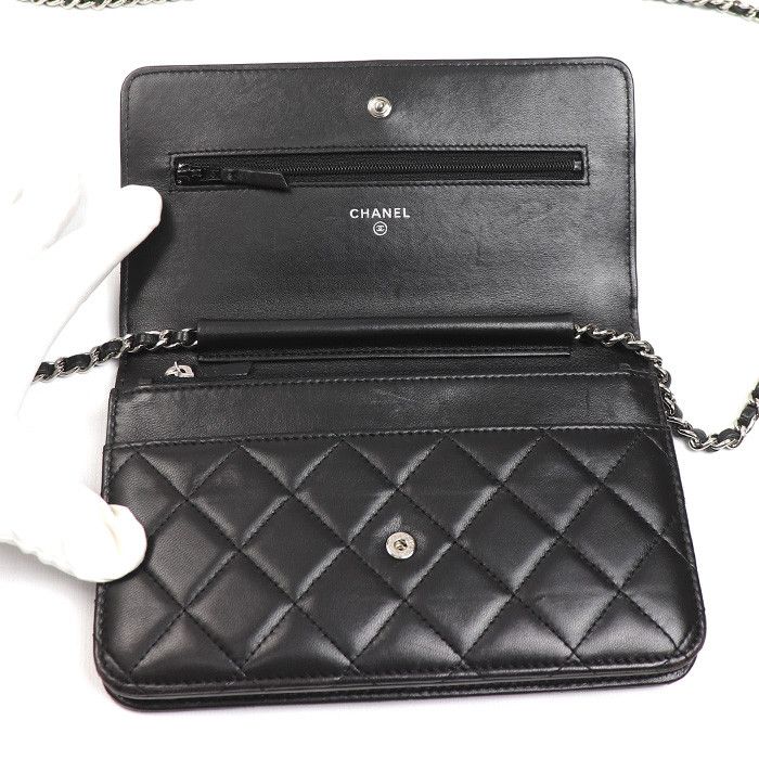 Chanel Chanel CHANEL Chain Wallet Lambskin Shoulder Bag Leather Shoulder AP0250 DUTY FREE for USA Size ONE SIZE - 4 Thumbnail