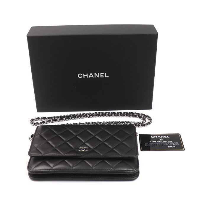 Chanel Chanel CHANEL Chain Wallet Lambskin Shoulder Bag Leather Shoulder AP0250 DUTY FREE for USA Size ONE SIZE - 9 Thumbnail