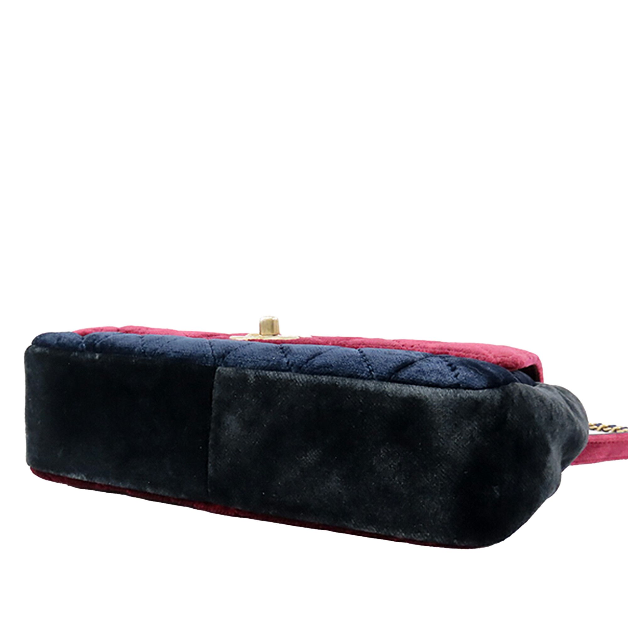Chanel Chanel Medium Quilted Velvet Private Affair Camellia Flap Size ONE SIZE - 13 Thumbnail