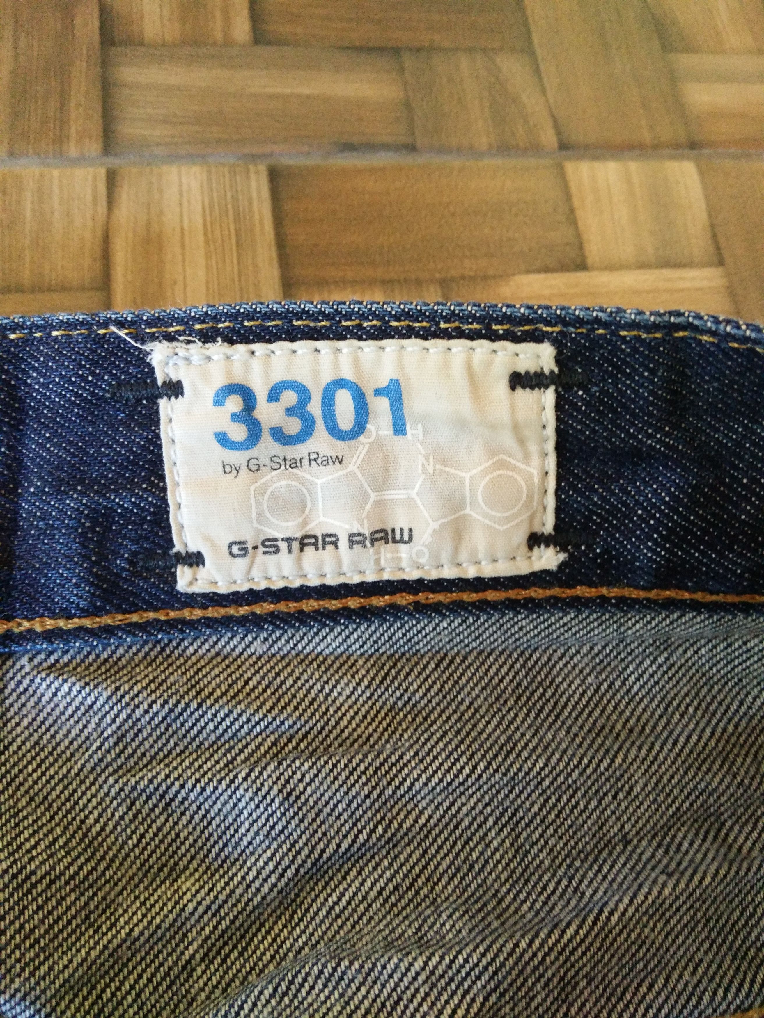 Designer × G-Star × Japanese Brand Rare 3310 G Star Raw Denim Jeans Size US 32 / EU 48 - 8 Thumbnail
