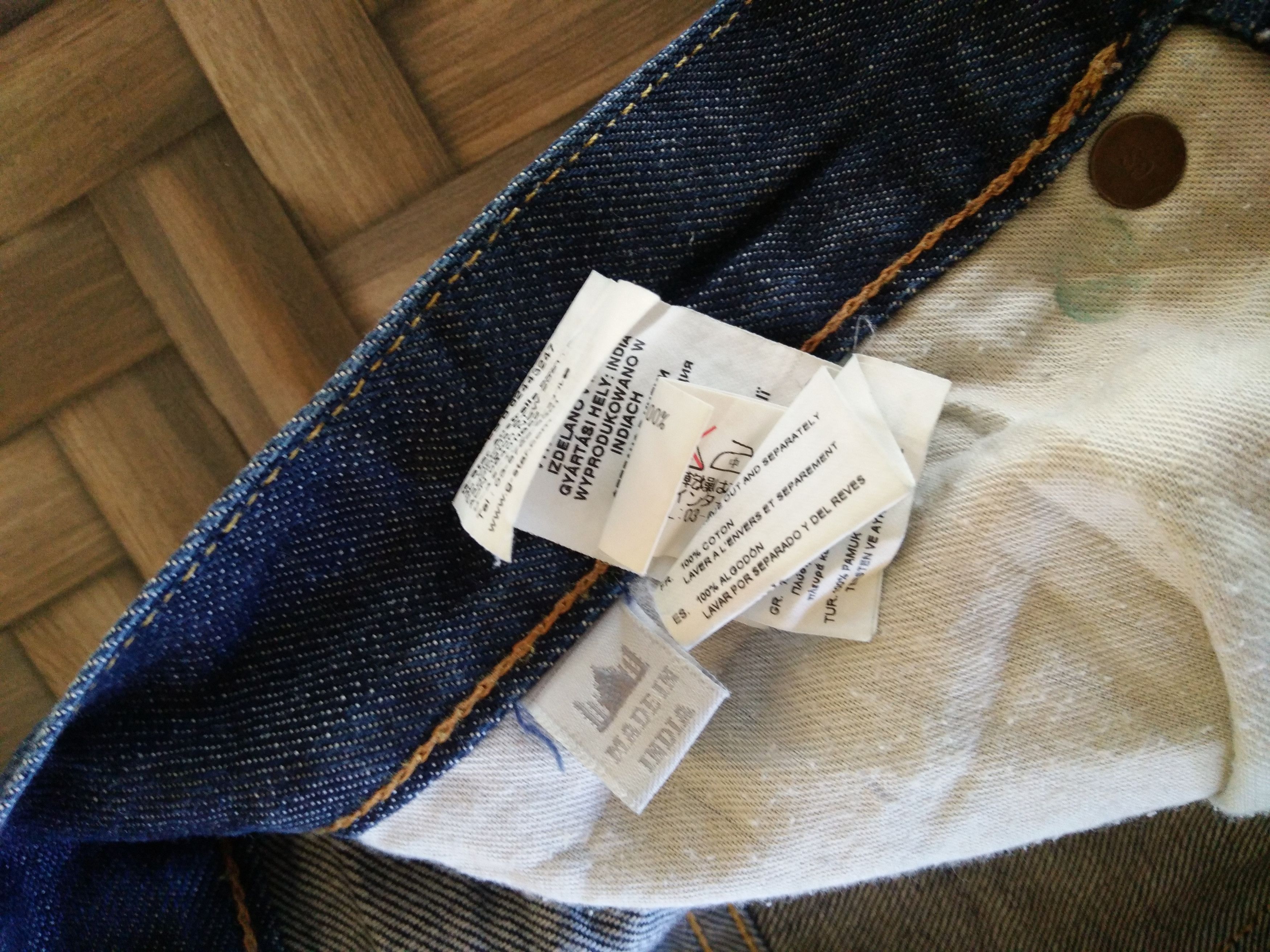 Designer × G-Star × Japanese Brand Rare 3310 G Star Raw Denim Jeans Size US 32 / EU 48 - 9 Thumbnail