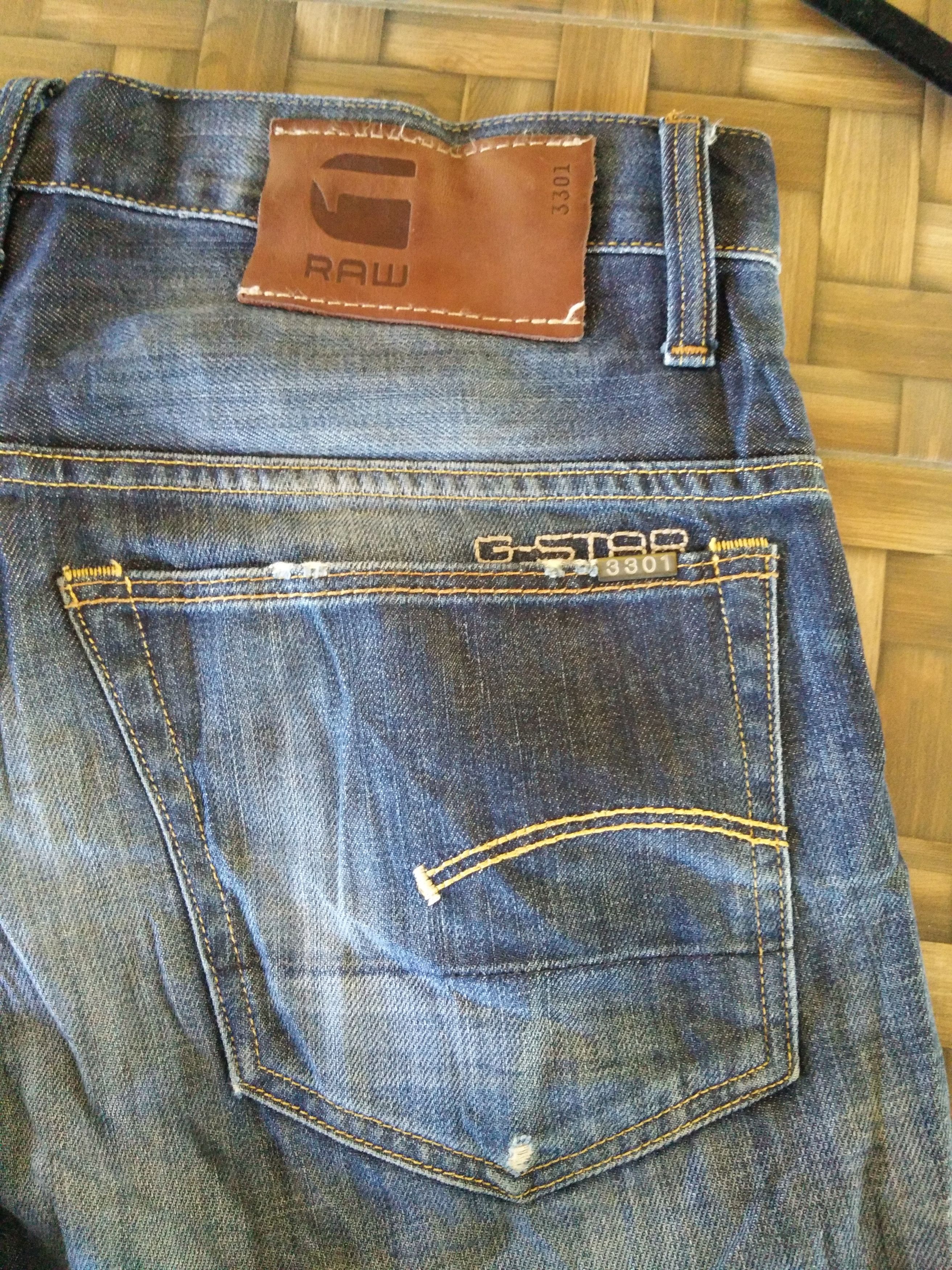Designer × G-Star × Japanese Brand Rare 3310 G Star Raw Denim Jeans Size US 32 / EU 48 - 13 Thumbnail
