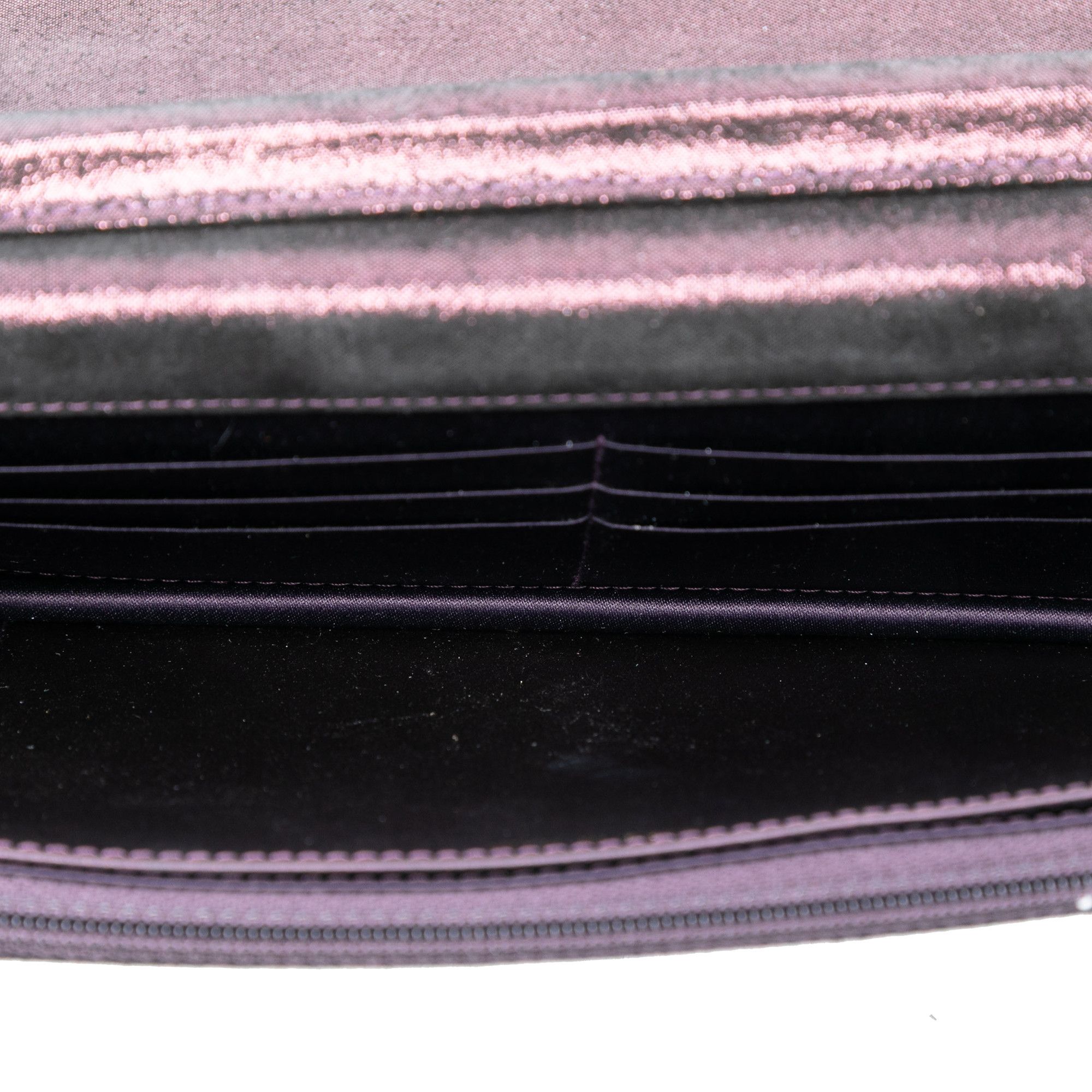 Chanel Chanel Quilted Iridescent Lambskin Tartan Button Wallet On Chain Size ONE SIZE - 4 Thumbnail