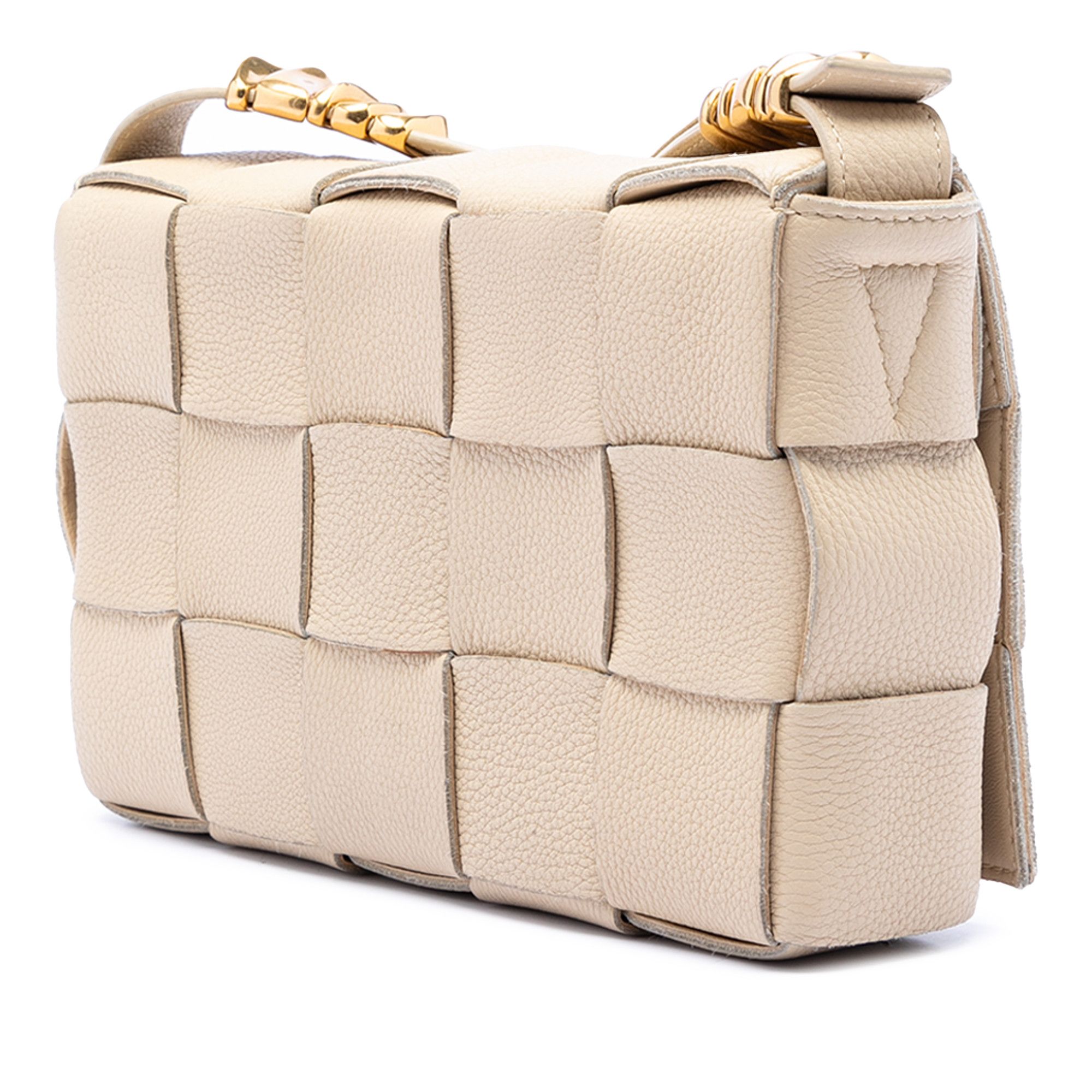 Bottega Veneta Bottega Veneta Grained Calfskin Intrecciato Cassette Crossbody Size ONE SIZE - 3 Thumbnail