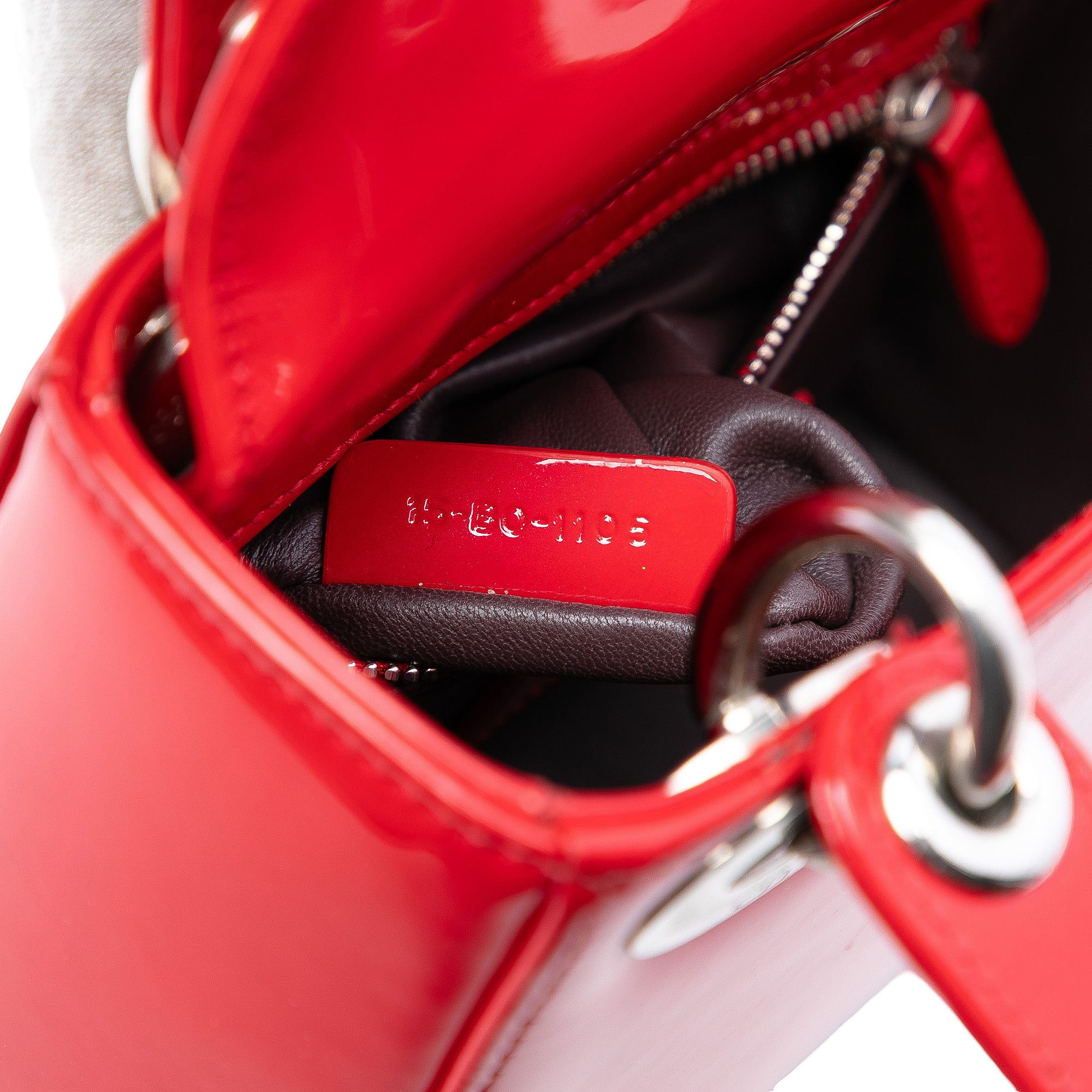 Dior Dior Mini Patent Lady Dior Size ONE SIZE - 5 Thumbnail