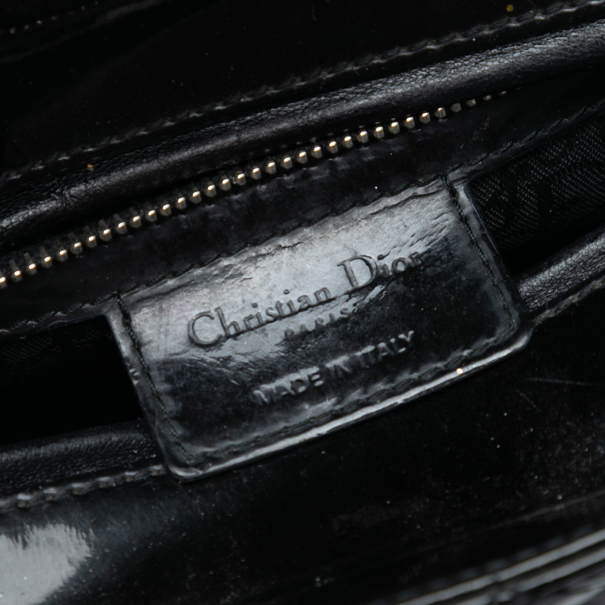 Dior Dior Medium Patent Cannage Lady Dior Size ONE SIZE - 5 Thumbnail