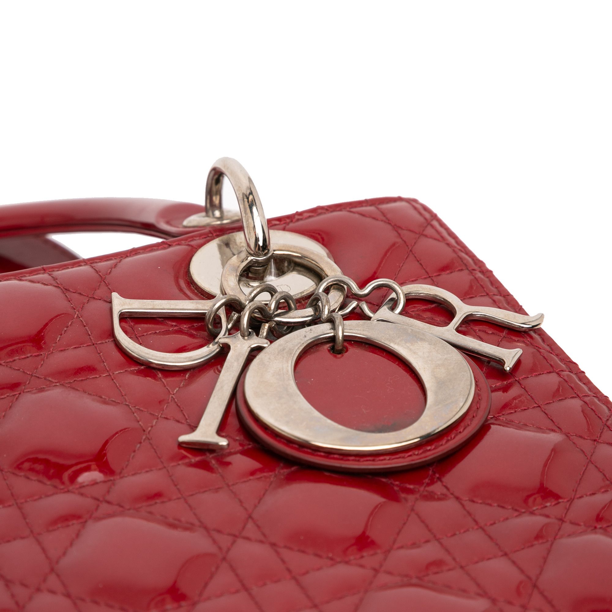 Dior Dior Medium Patent Cannage Lady Dior Size ONE SIZE - 9 Thumbnail
