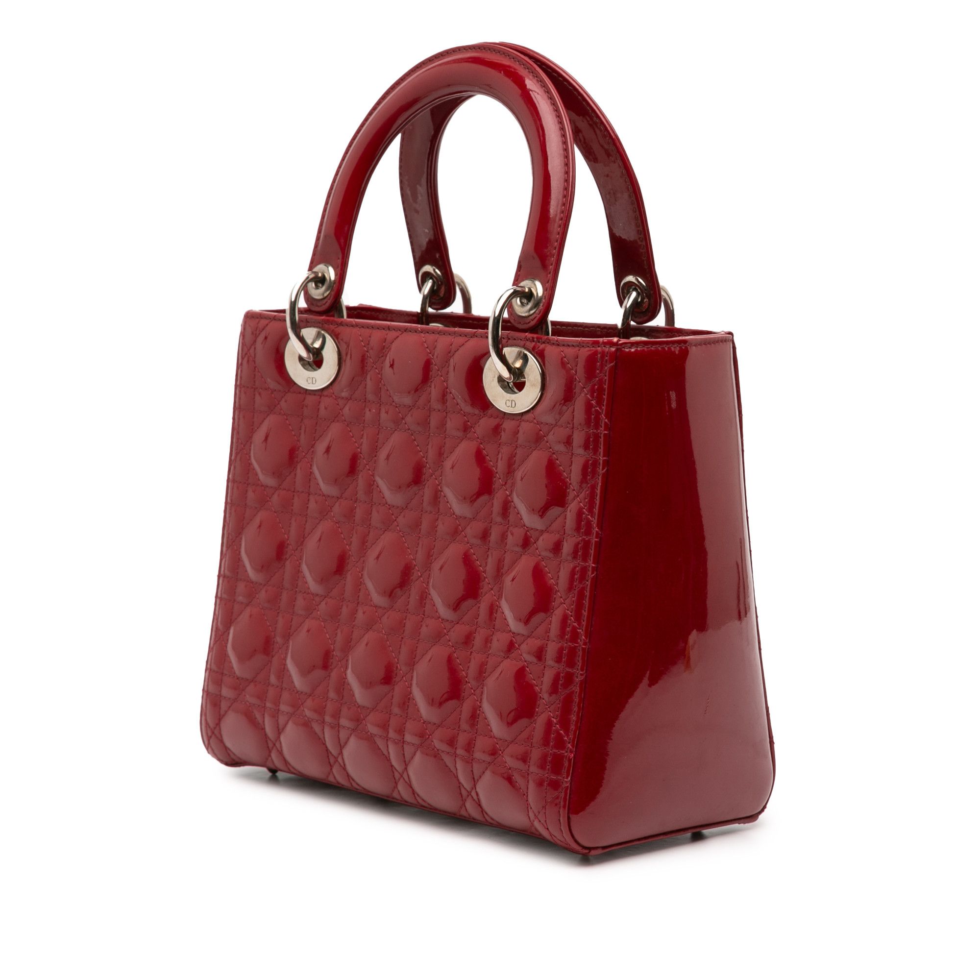 Dior Dior Medium Patent Cannage Lady Dior Size ONE SIZE - 2 Thumbnail