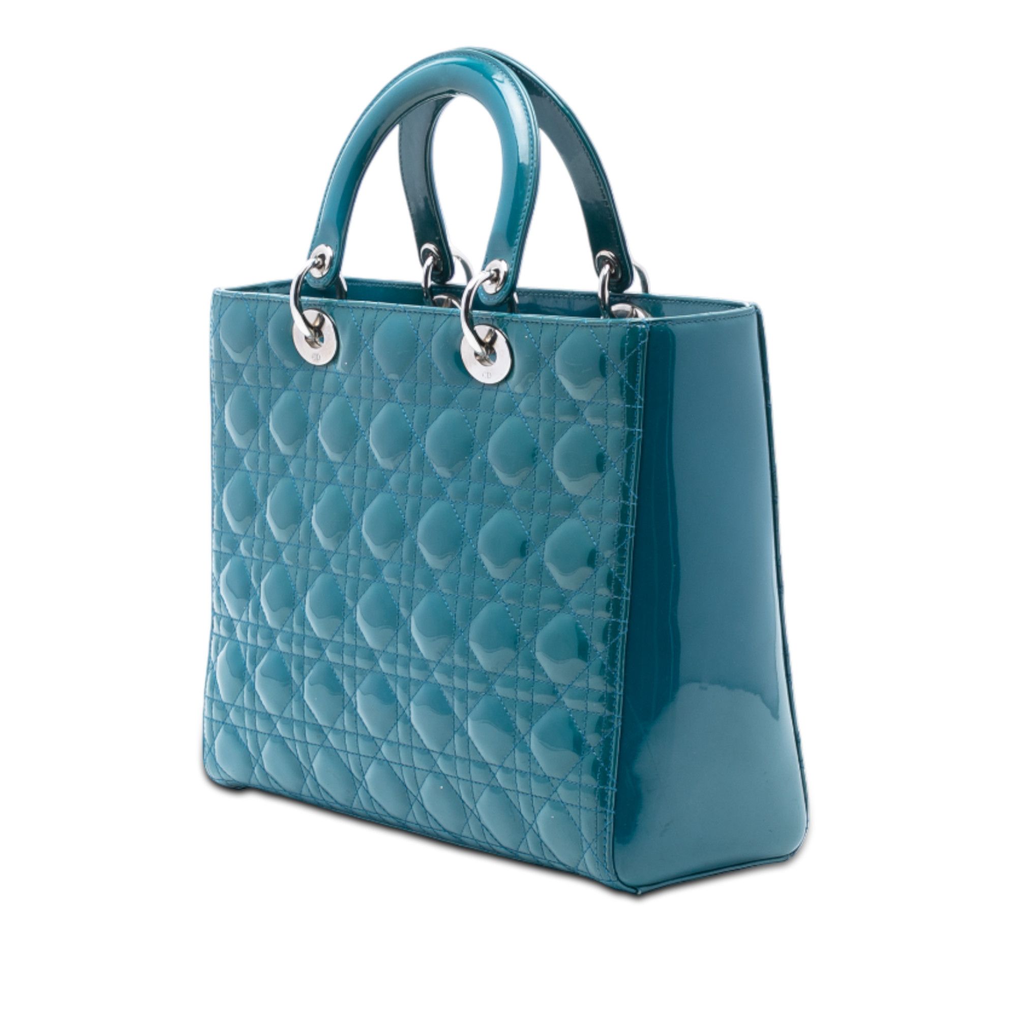 Dior Dior Large Patent Cannage Lady Dior Size ONE SIZE - 2 Thumbnail