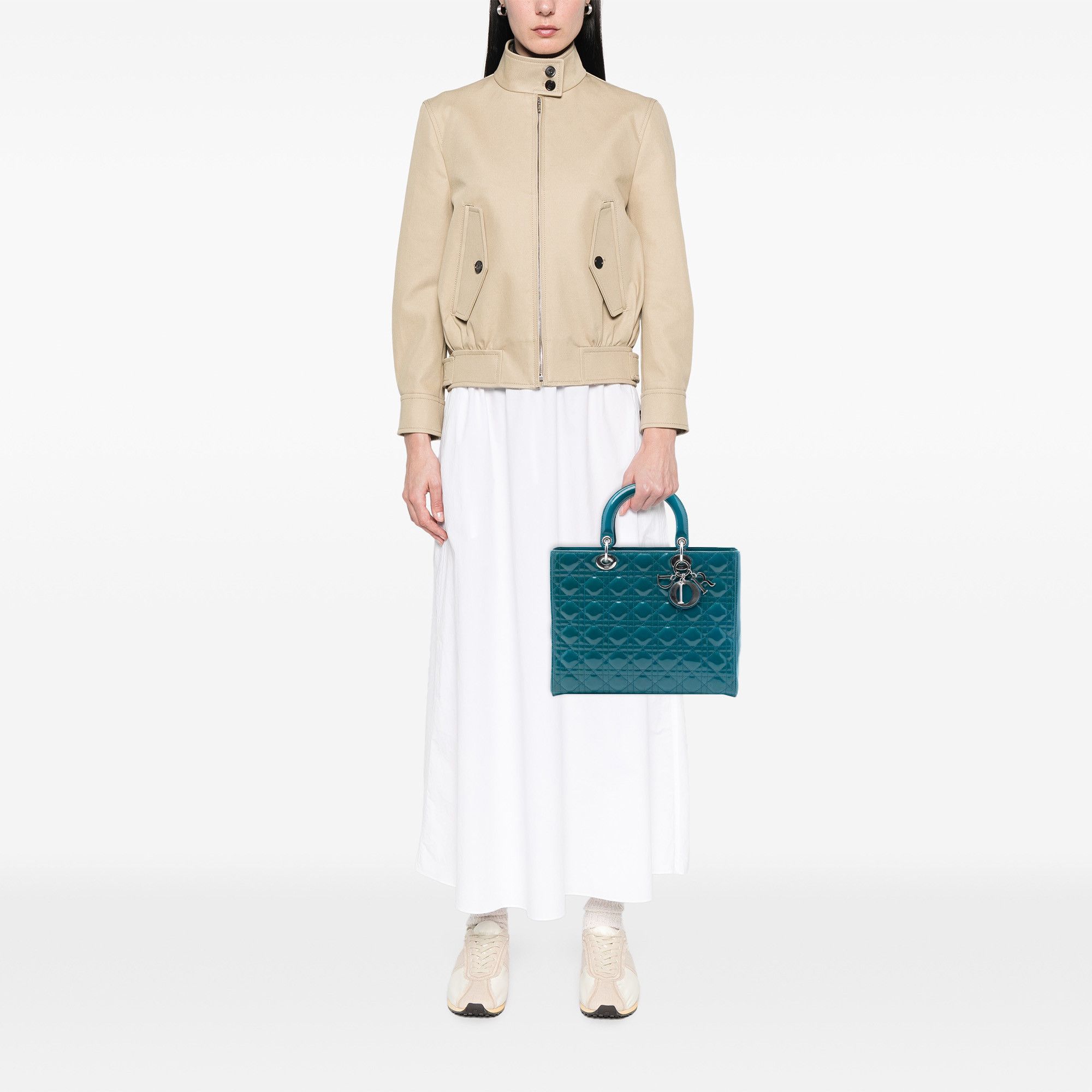 Dior Dior Large Patent Cannage Lady Dior Size ONE SIZE - 7 Thumbnail