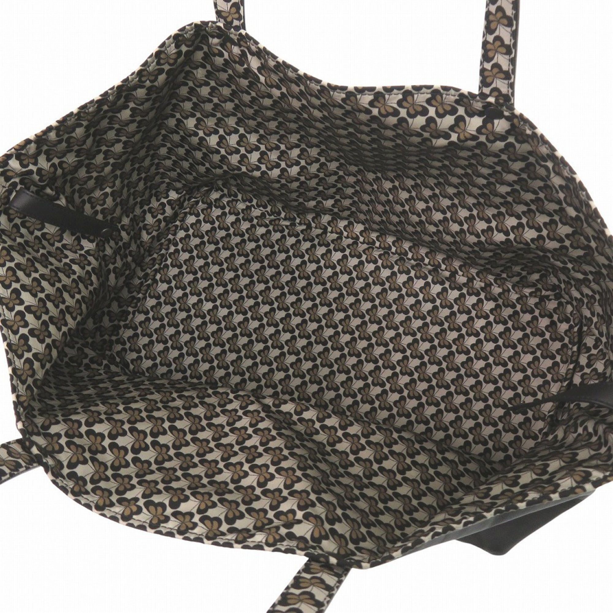 Bottega Veneta Excellent condition Bottega Veneta Intrecciato reversible tote bag with butterfly pattern, 547381, leather and nylon, black, 0924BOTTEGAVENETA Size ONE SIZE - 6 Thumbnail