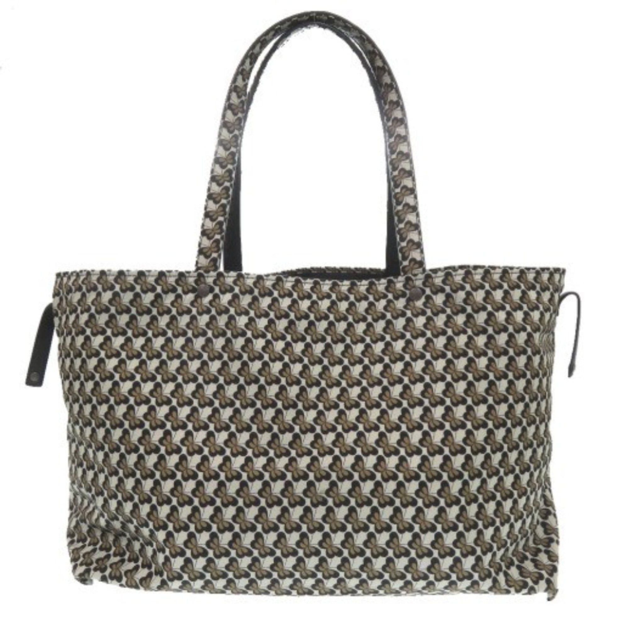 Bottega Veneta Excellent condition Bottega Veneta Intrecciato reversible tote bag with butterfly pattern, 547381, leather and nylon, black, 0924BOTTEGAVENETA Size ONE SIZE - 4 Thumbnail