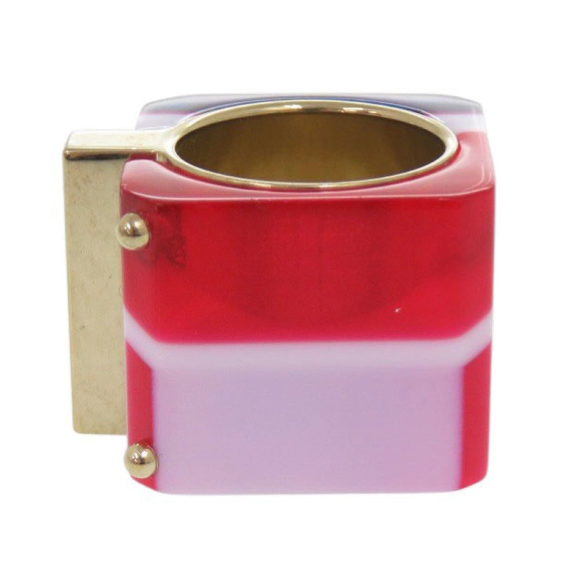 Dior Excellent condition Christian Dior Sorbet wide ring, size L (approx. 1), gold, red, and blue. 1301 Size ONE SIZE - 3 Thumbnail