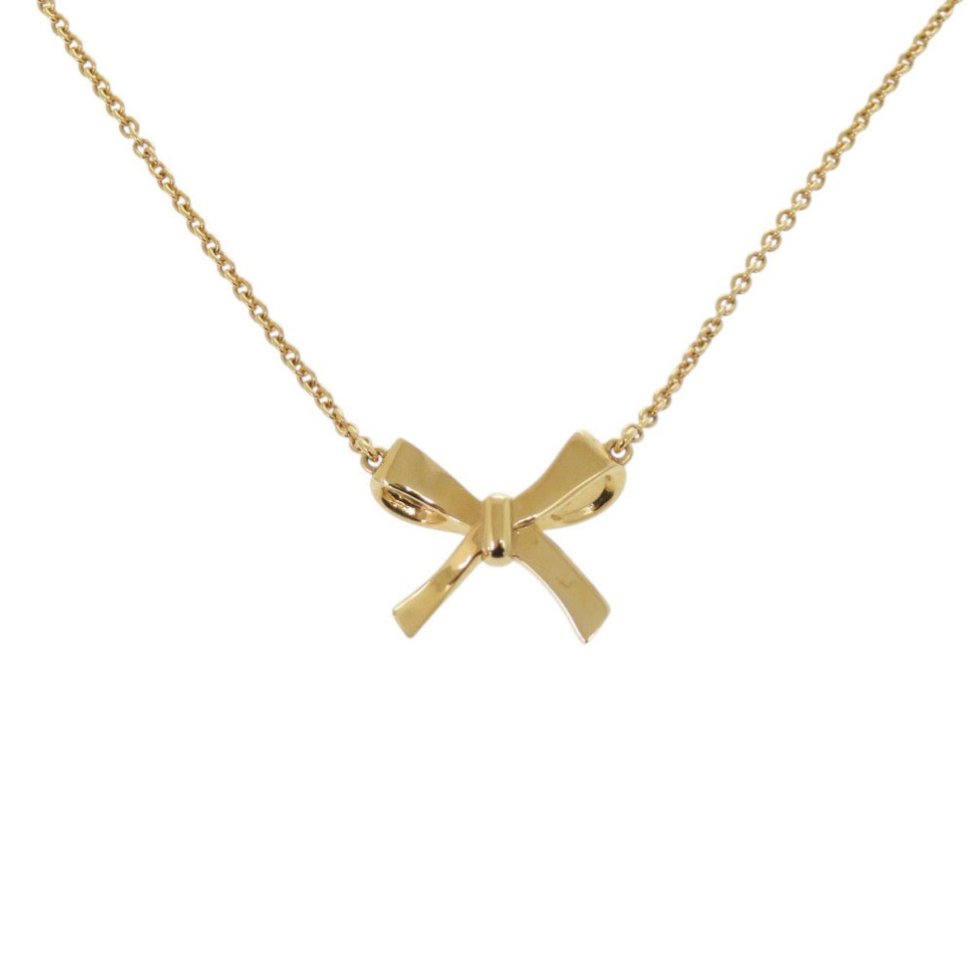 Fendi Excellent condition Fendi ribbon gold necklace pendant 1315FENDI Size ONE SIZE - 2 Thumbnail
