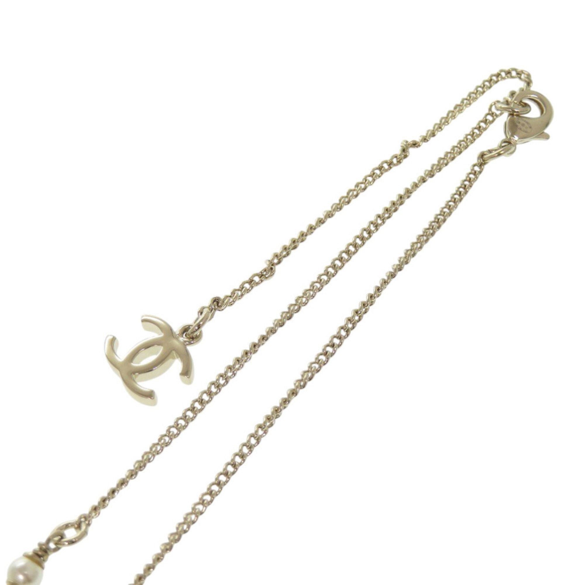Chanel Like new Chanel deer motif GP rhinestone gold necklace 1815CHANEL Size ONE SIZE - 8 Thumbnail