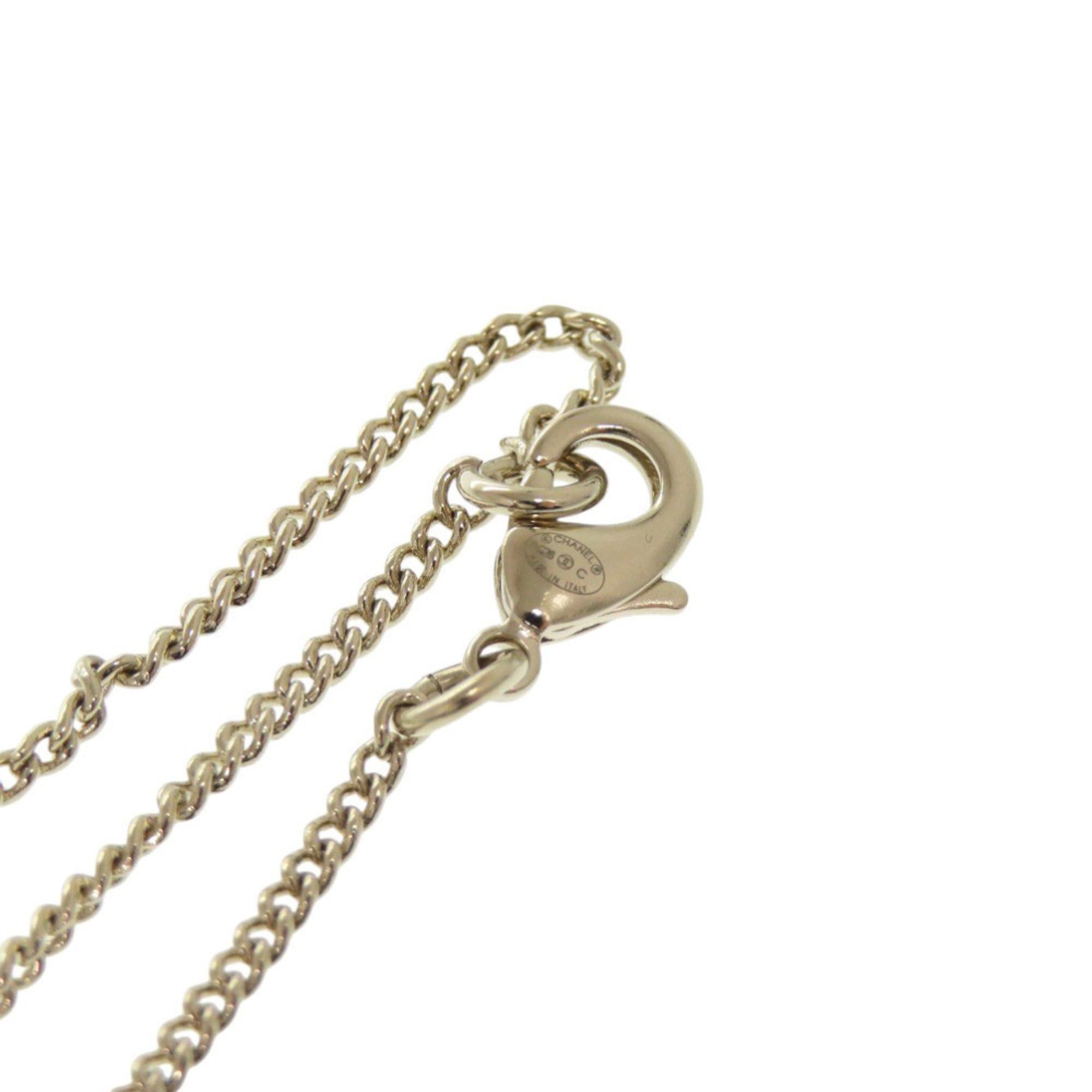 Chanel Like new Chanel deer motif GP rhinestone gold necklace 1815CHANEL Size ONE SIZE - 9 Thumbnail